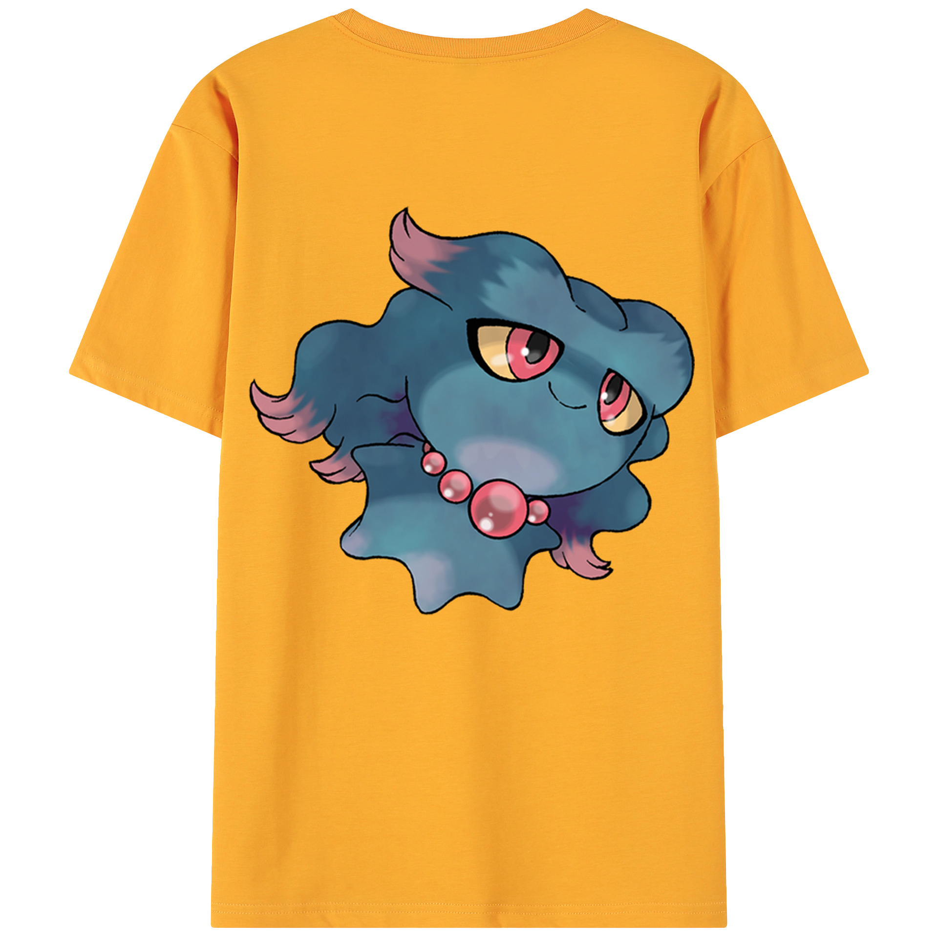 （画像用） ポケットモンスター Pokémon 綿100％ メンズ半袖Tシャツ（バックプリント） 通気性