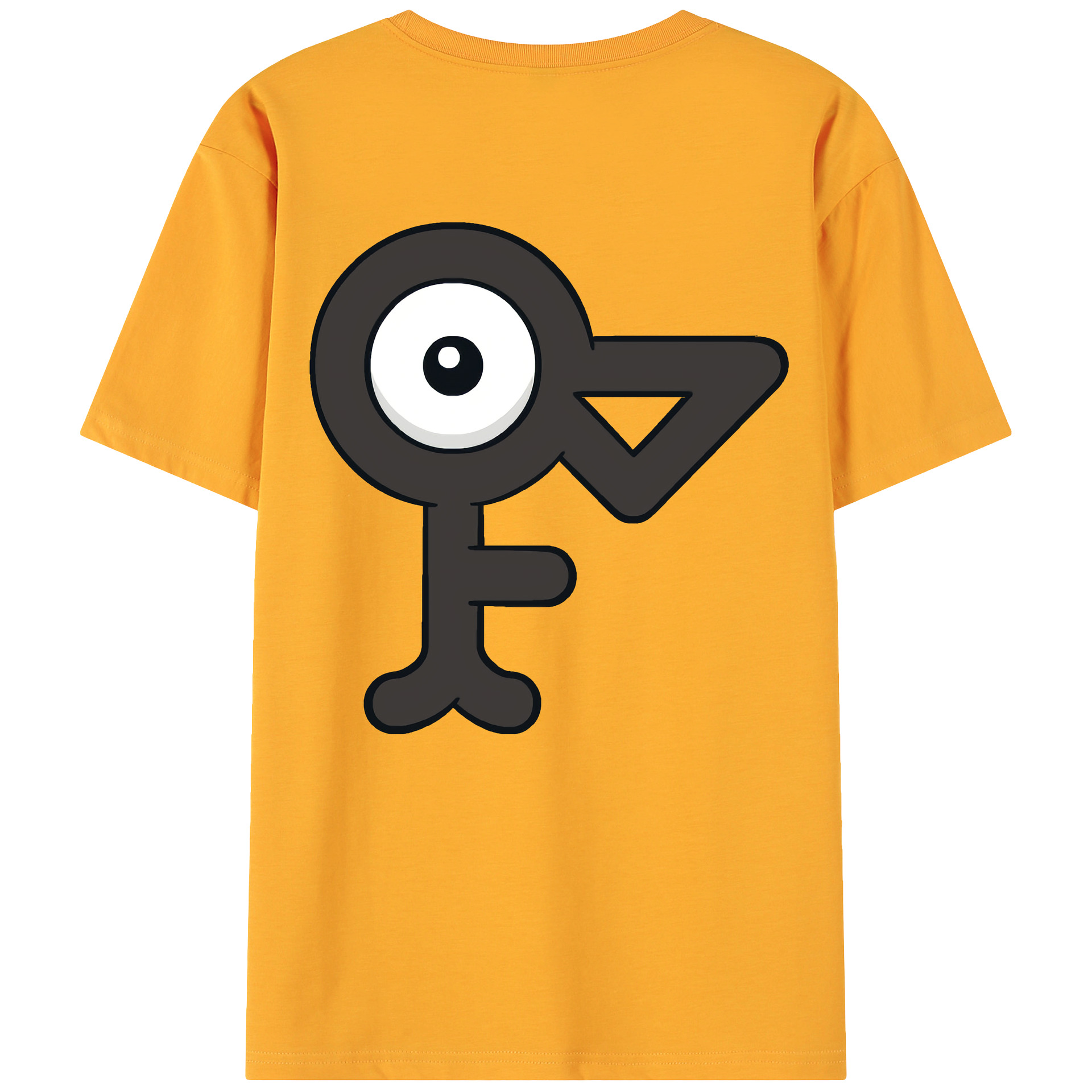 （画像用） ポケットモンスター Pokémon 綿100％ メンズ半袖Tシャツ（バックプリント） 通気性