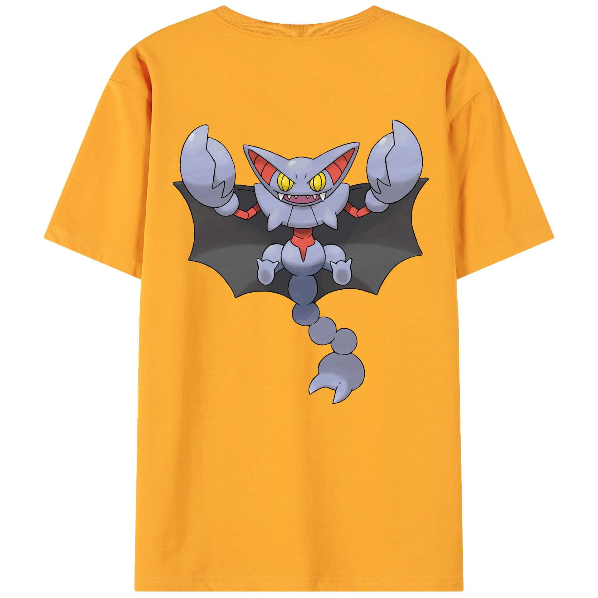 （画像用） ポケットモンスター Pokémon 綿100％ メンズ半袖Tシャツ（バックプリント） 通気性