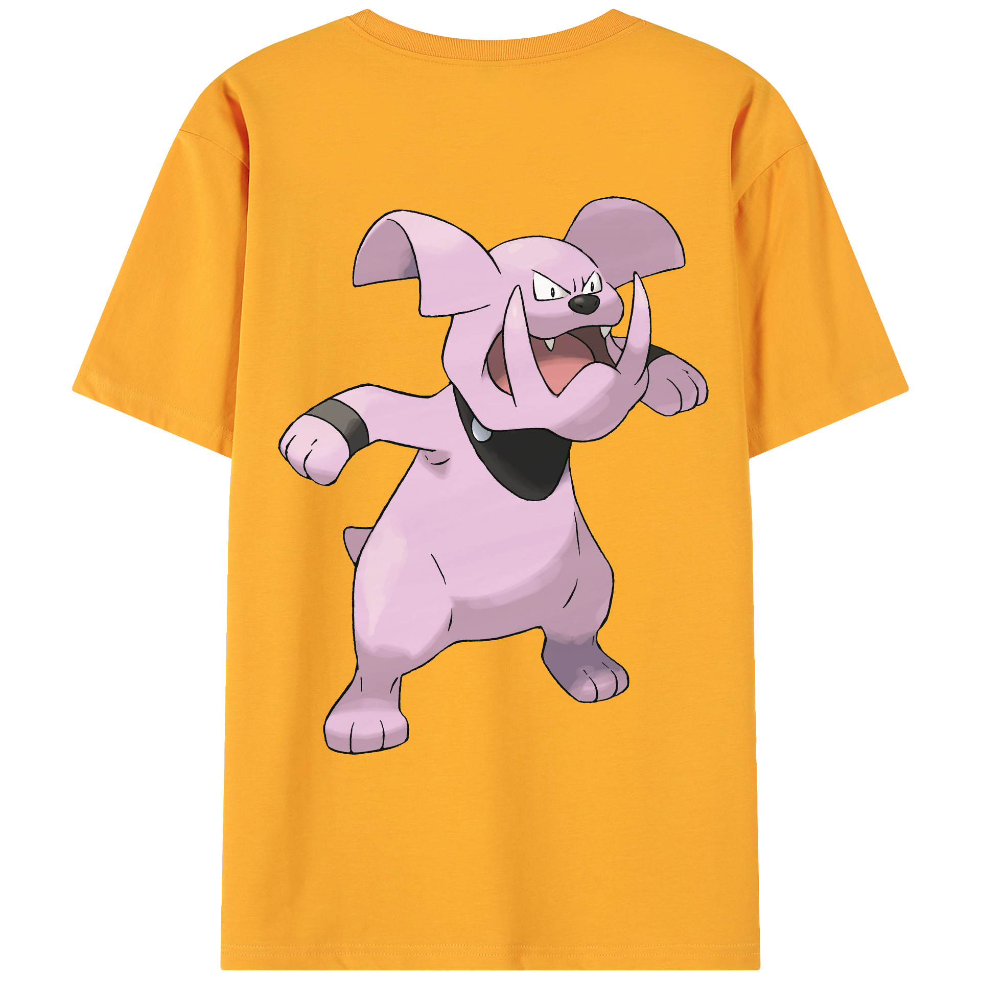 （画像用） ポケットモンスター Pokémon 綿100％ メンズ半袖Tシャツ（バックプリント） 通気性