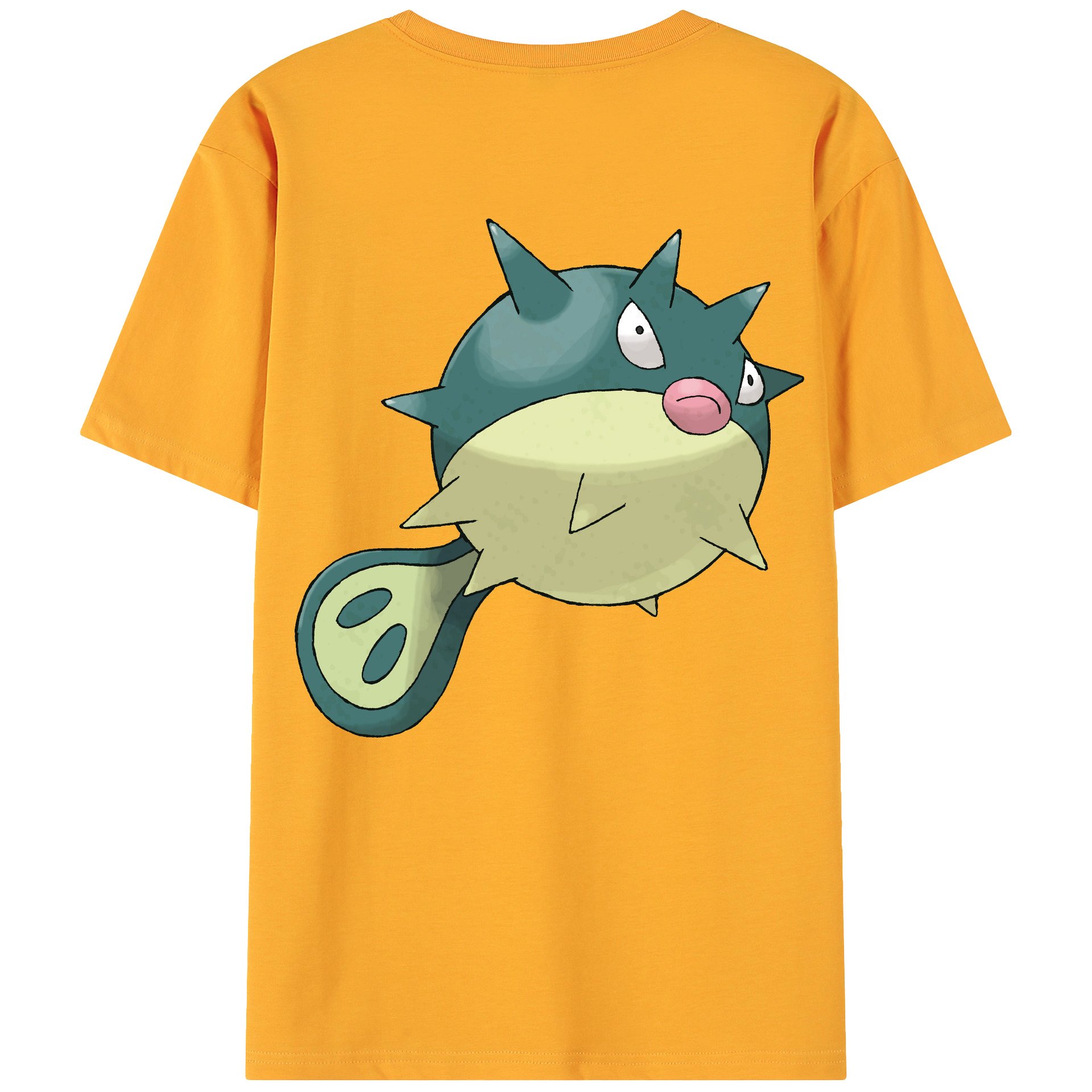 （画像用） ポケットモンスター Pokémon 綿100％ メンズ半袖Tシャツ（バックプリント） 通気性
