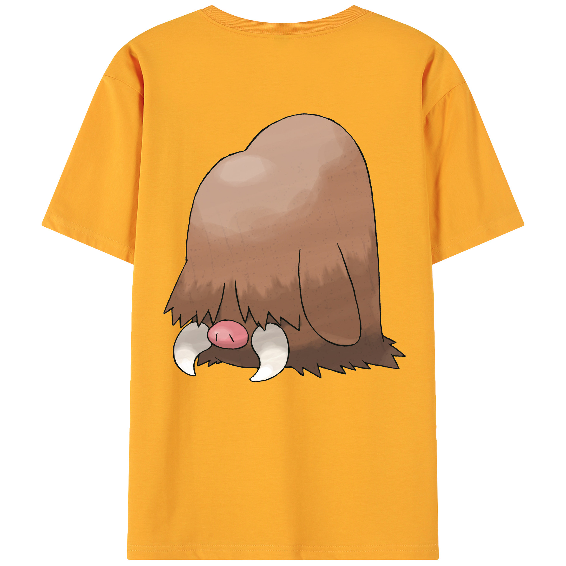 （画像用） ポケットモンスター Pokémon 綿100％ メンズ半袖Tシャツ（バックプリント） 通気性