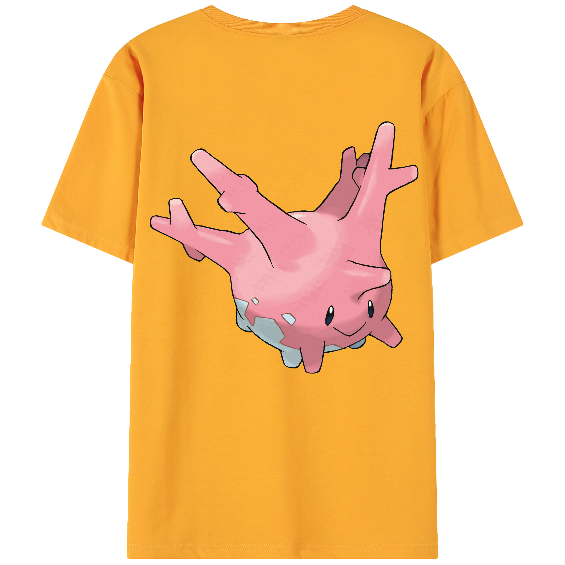 （画像用） ポケットモンスター Pokémon 綿100％ メンズ半袖Tシャツ（バックプリント） 通気性