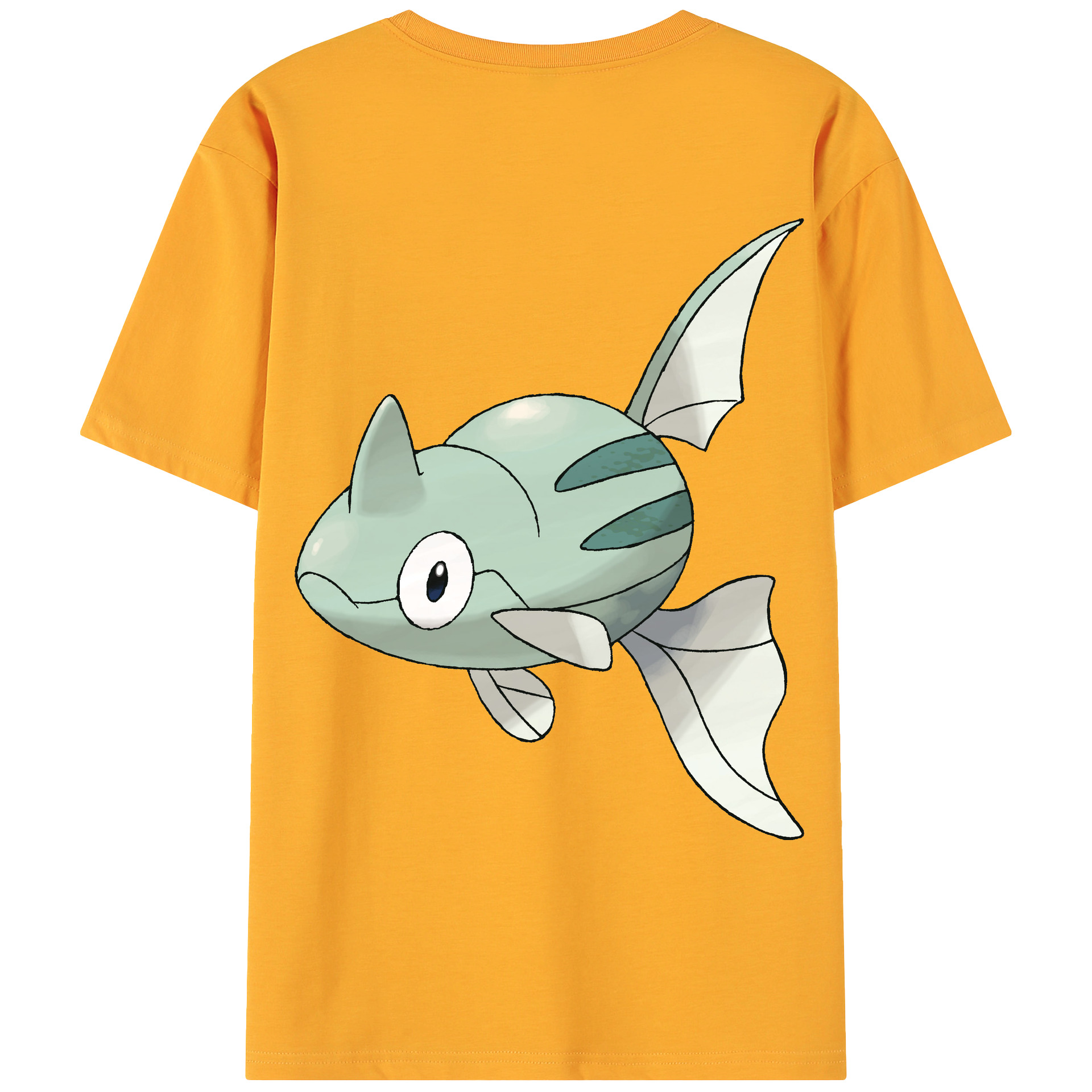 （画像用） ポケットモンスター Pokémon 綿100％ メンズ半袖Tシャツ（バックプリント） 通気性