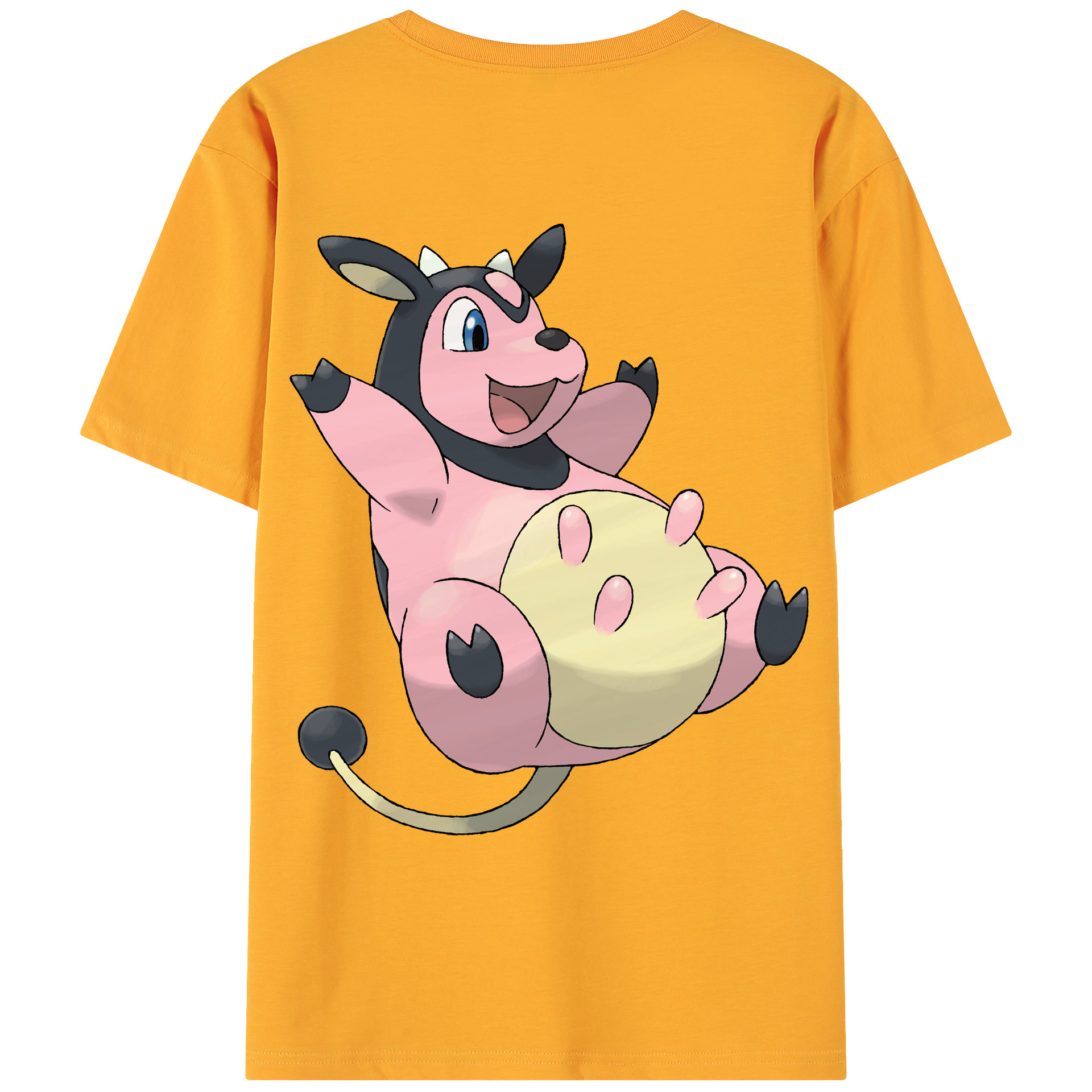 （画像用） ポケットモンスター Pokémon 綿100％ メンズ半袖Tシャツ（バックプリント） 通気性
