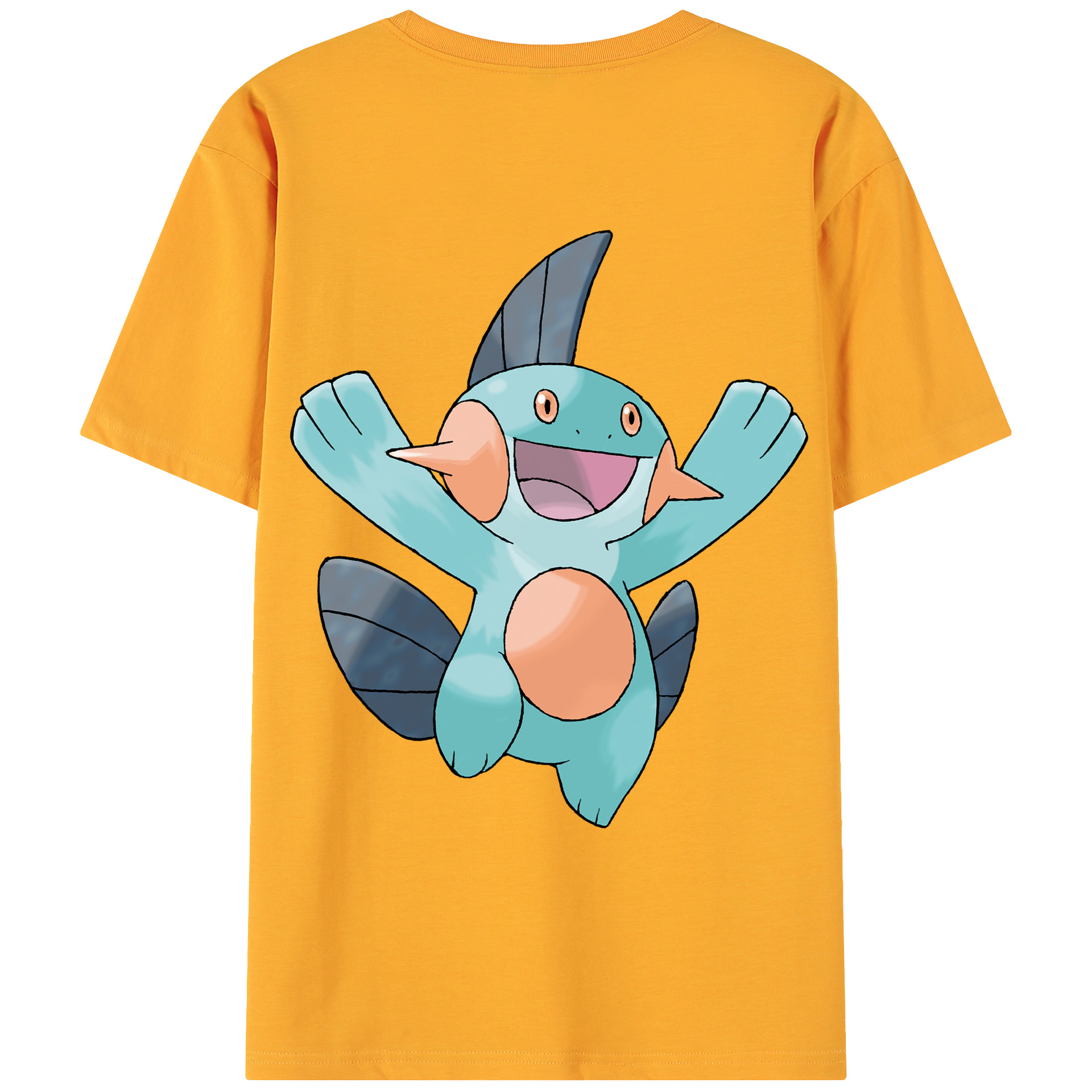 （画像用） ポケットモンスター Pokémon 綿100％ メンズ半袖Tシャツ（バックプリント） 通気性