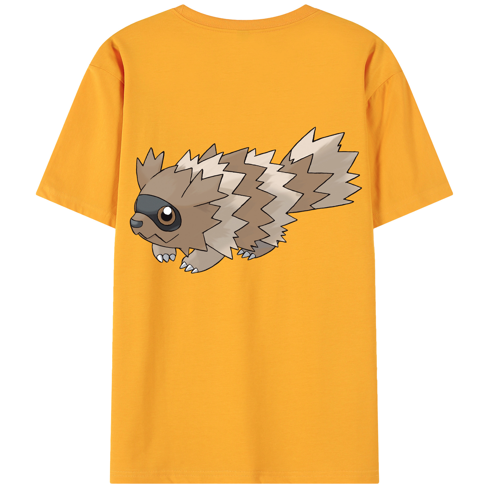 （画像用） ポケットモンスター Pokémon 綿100％ メンズ半袖Tシャツ（バックプリント） 通気性
