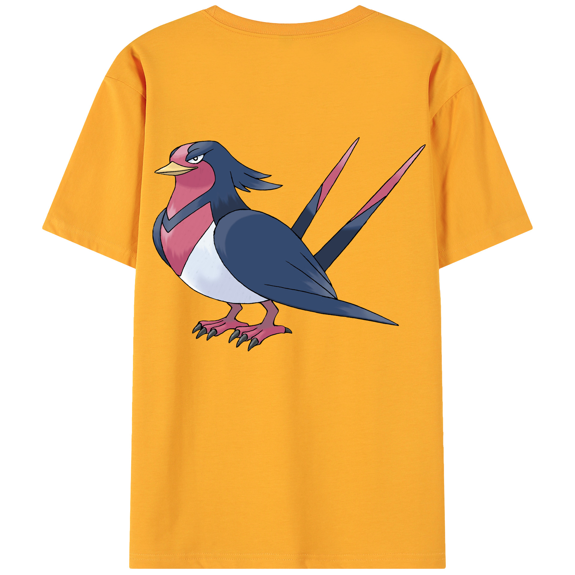 （画像用） ポケットモンスター Pokémon 綿100％ メンズ半袖Tシャツ（バックプリント） 通気性