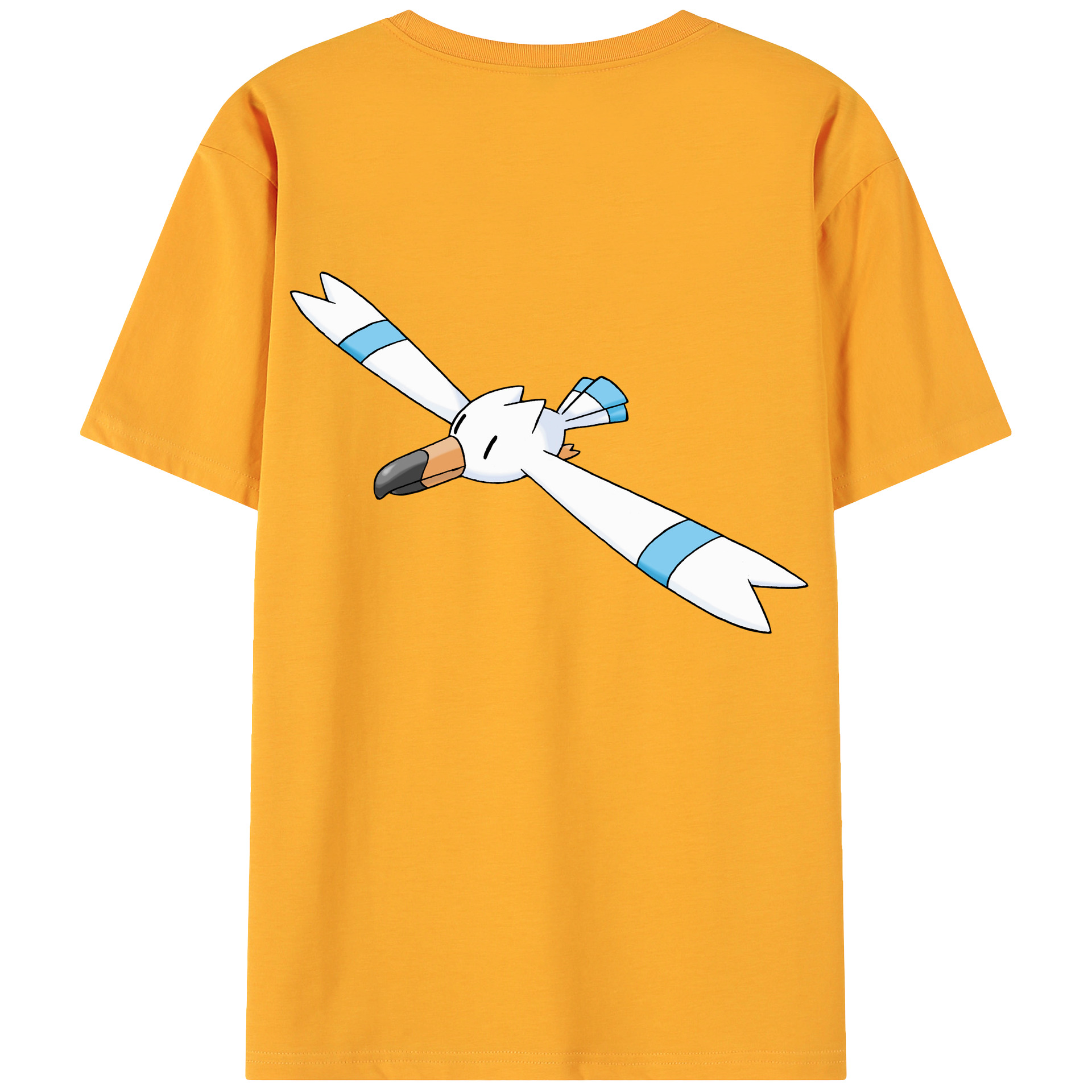 （画像用） ポケットモンスター Pokémon 綿100％ メンズ半袖Tシャツ（バックプリント） 通気性