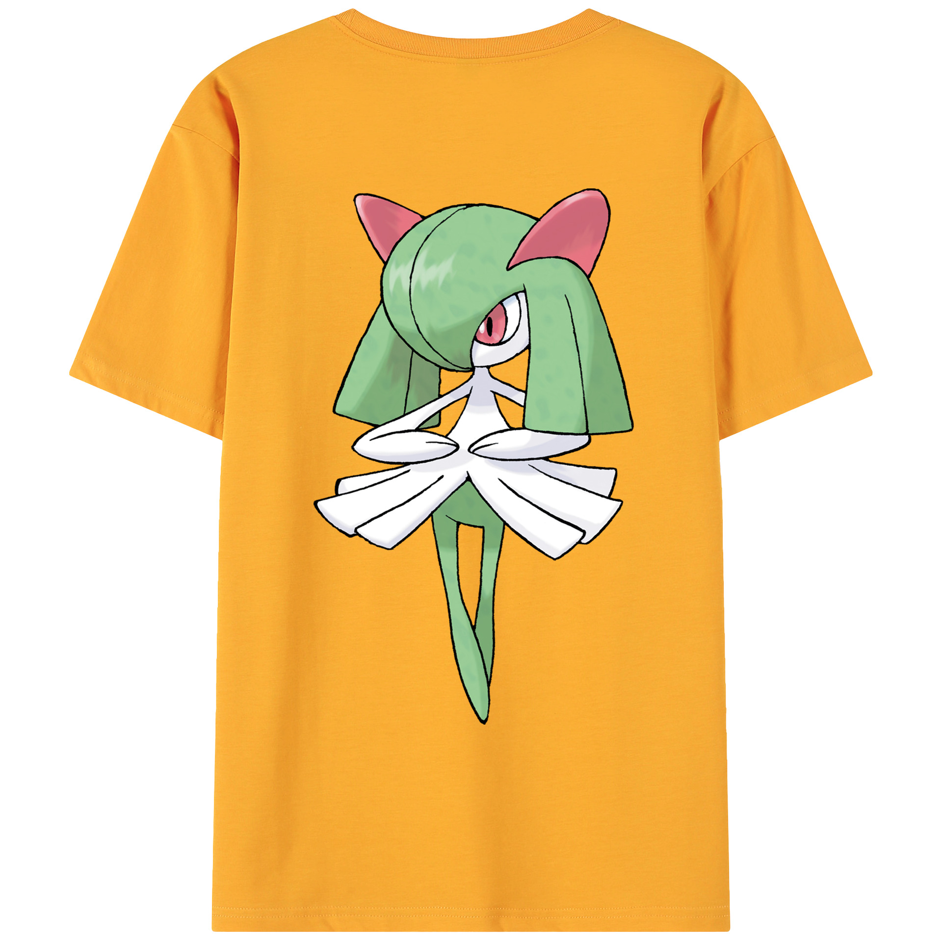 （画像用） ポケットモンスター Pokémon 綿100％ メンズ半袖Tシャツ（バックプリント） 通気性