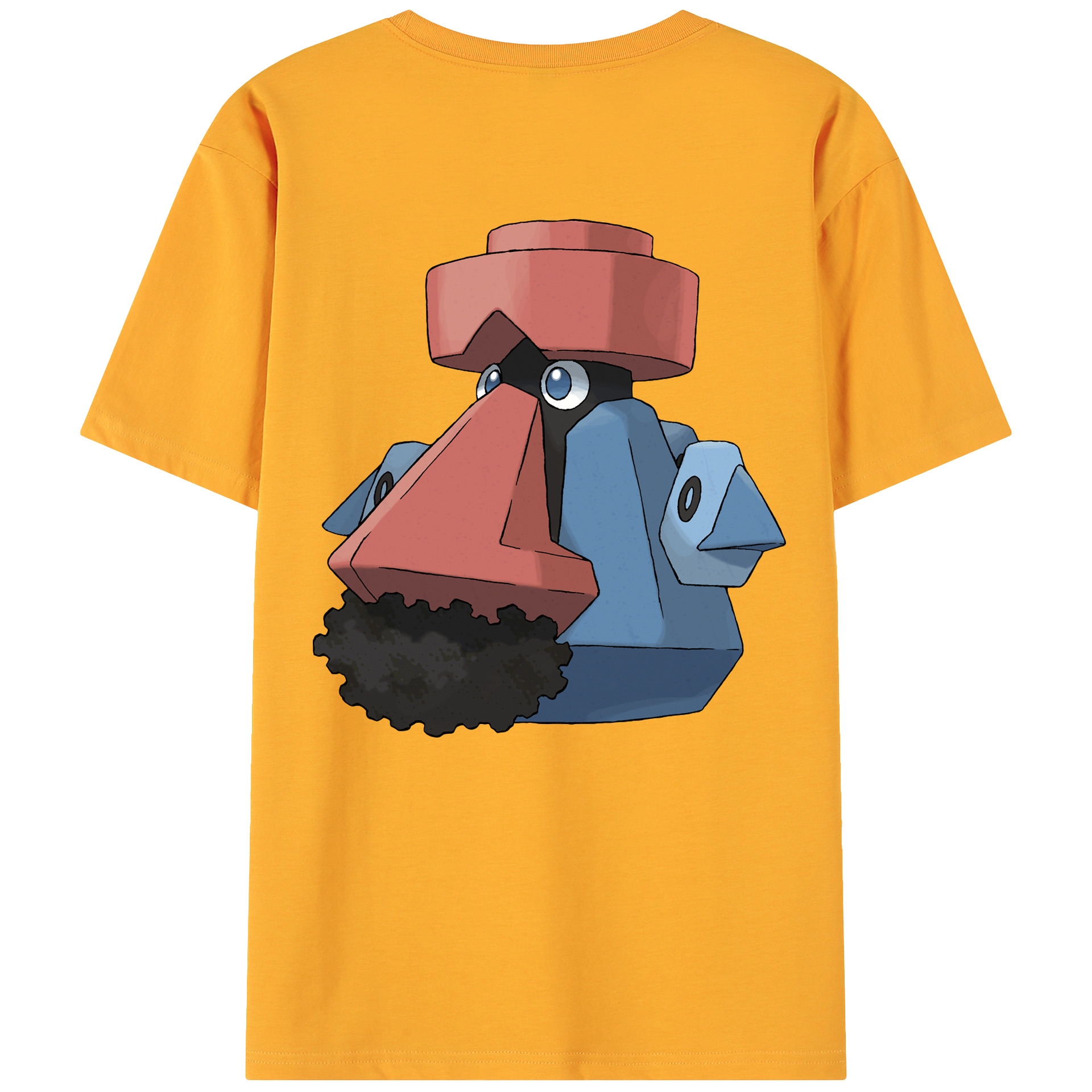 （画像用） ポケットモンスター Pokémon 綿100％ メンズ半袖Tシャツ（バックプリント） 通気性