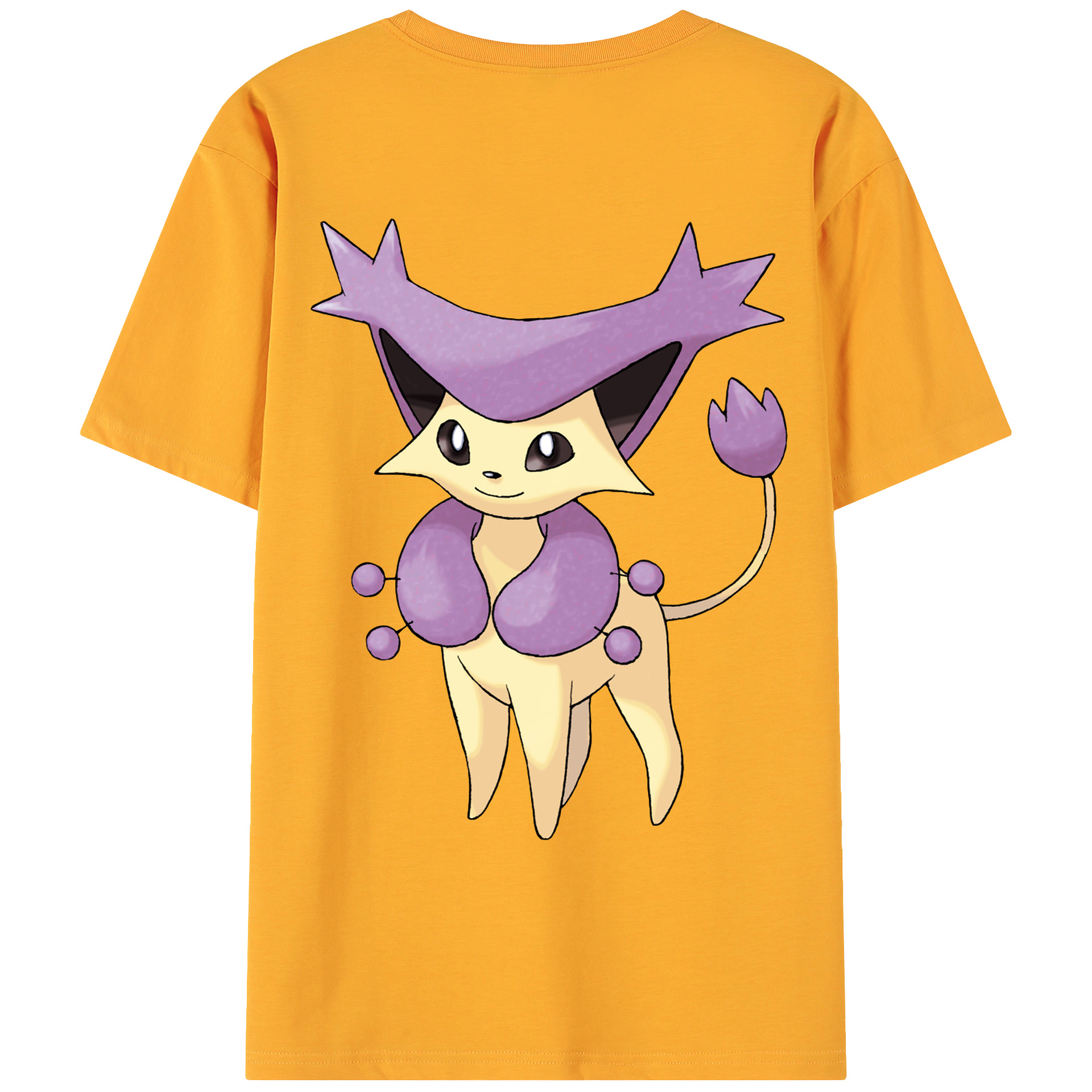 （画像用） ポケットモンスター Pokémon 綿100％ メンズ半袖Tシャツ（バックプリント） 通気性