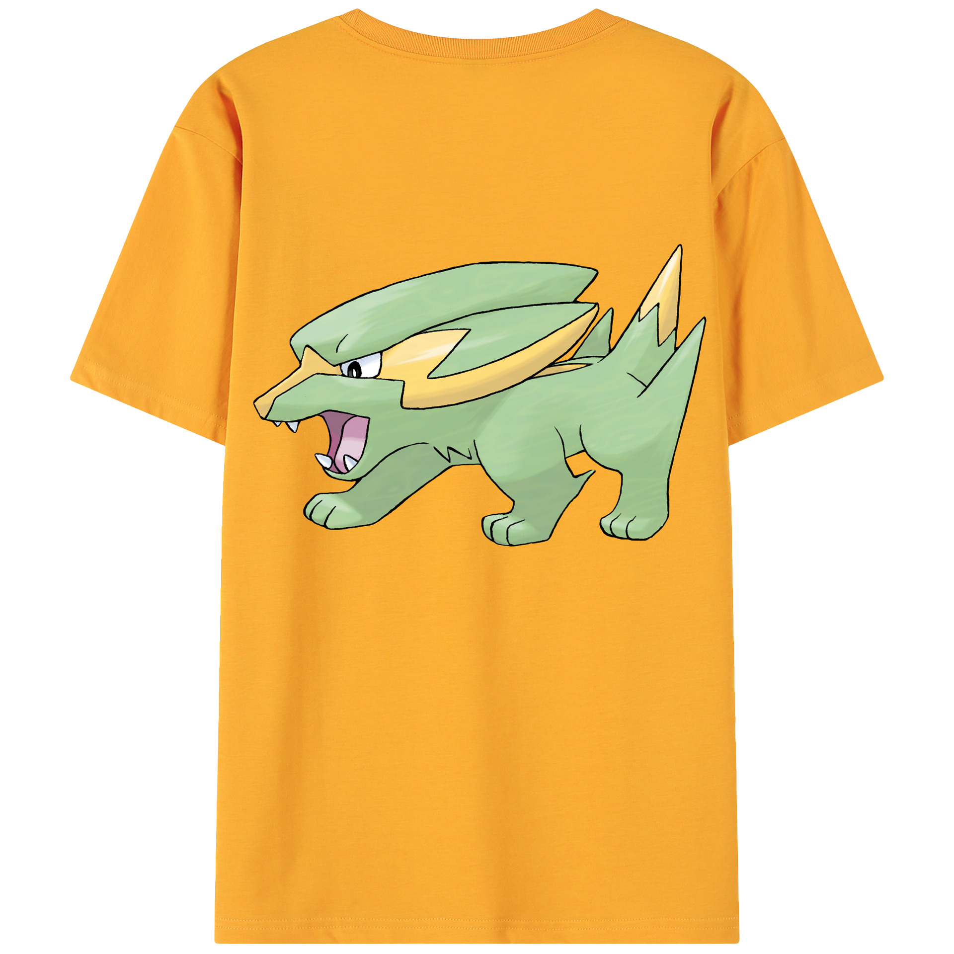 （画像用） ポケットモンスター Pokémon 綿100％ メンズ半袖Tシャツ（バックプリント） 通気性