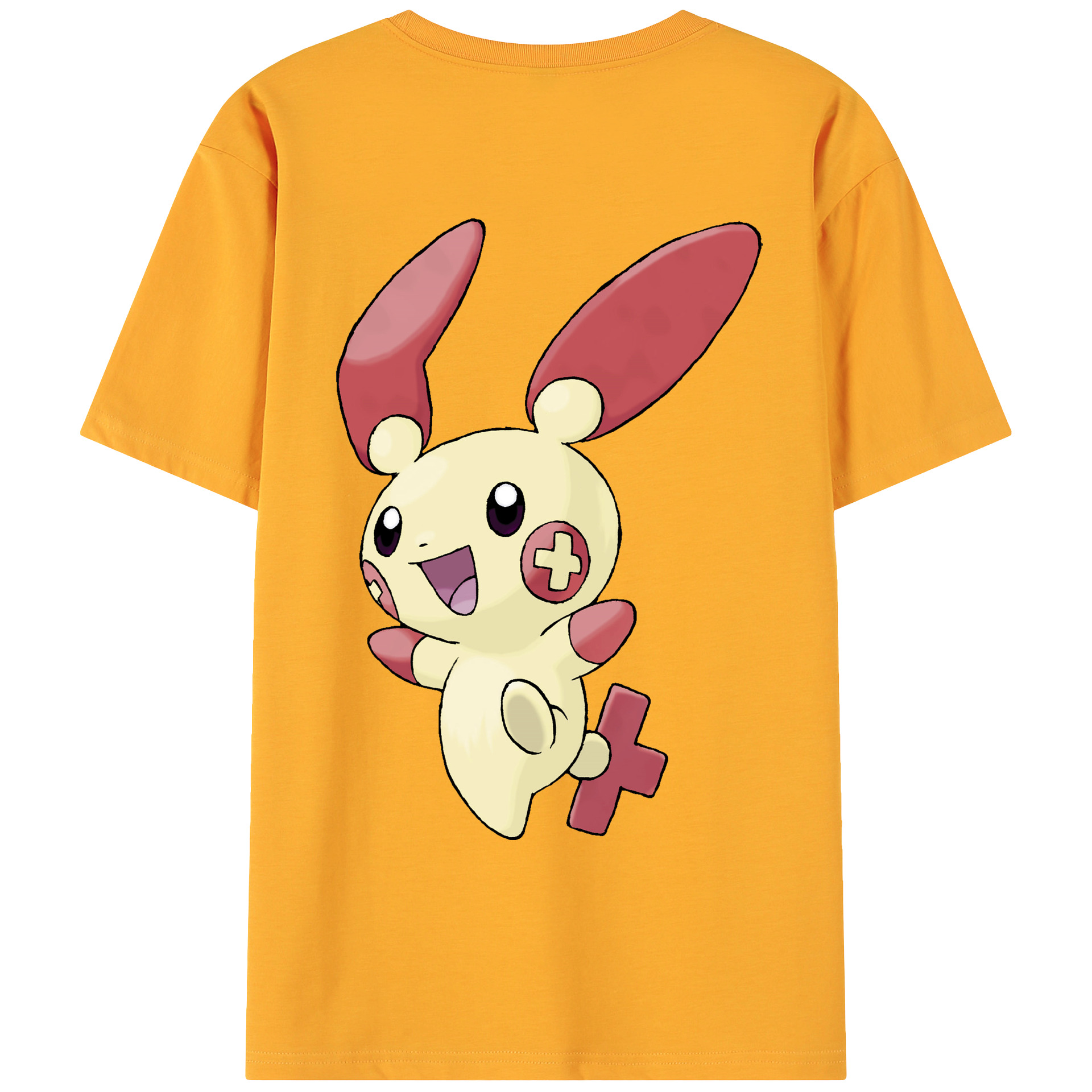 （画像用） ポケットモンスター Pokémon 綿100％ メンズ半袖Tシャツ（バックプリント） 通気性