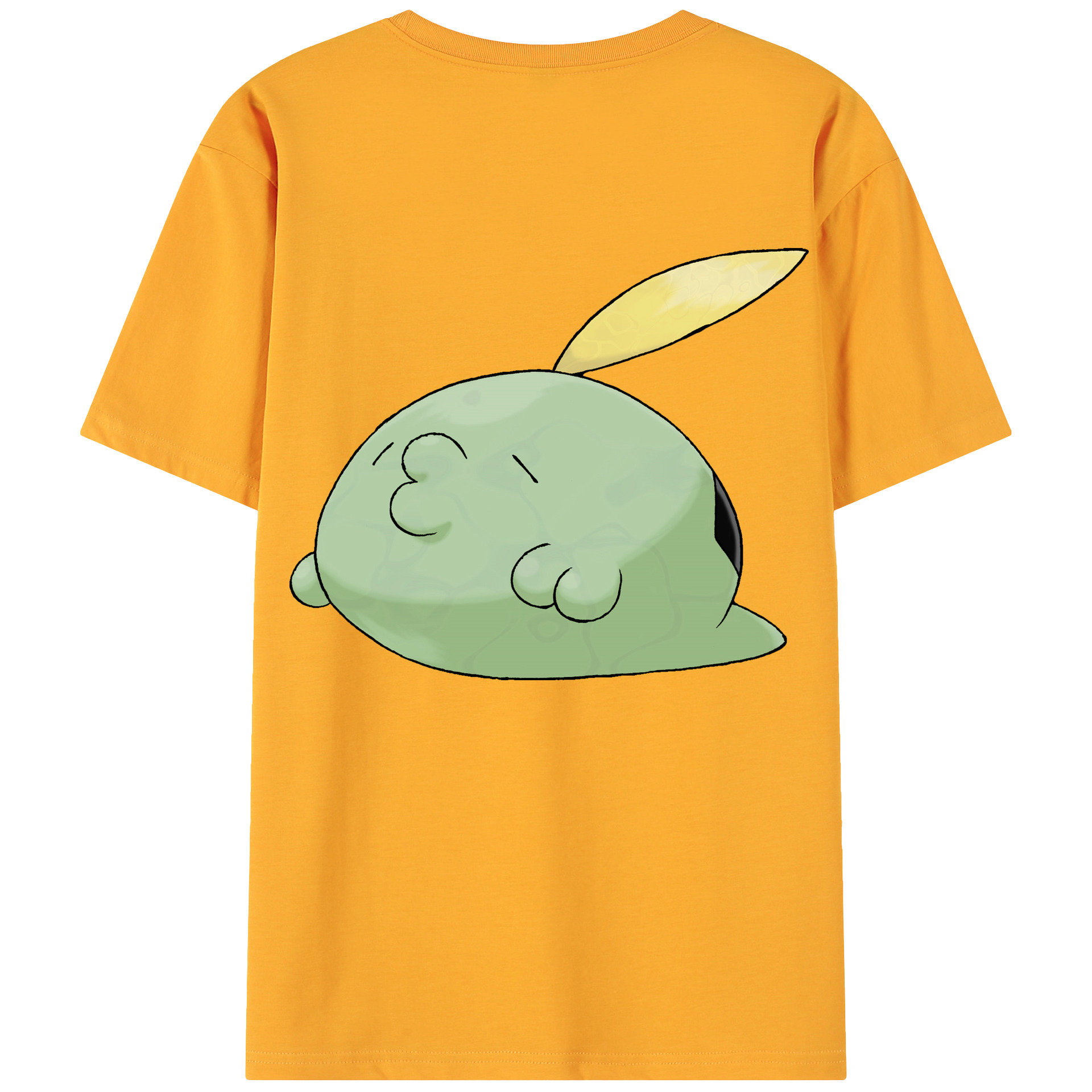 （画像用） ポケットモンスター Pokémon 綿100％ メンズ半袖Tシャツ（バックプリント） 通気性