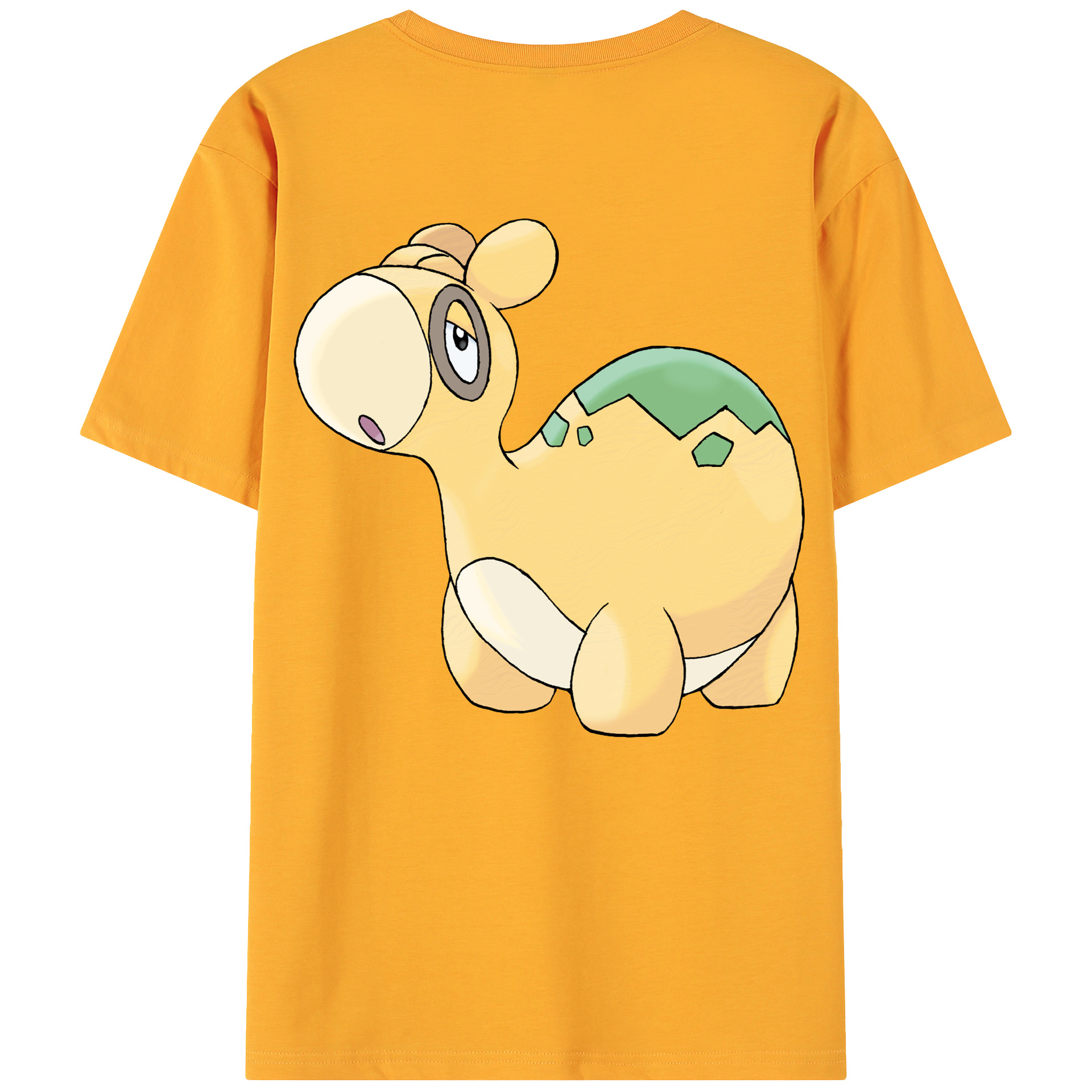 （画像用） ポケットモンスター Pokémon 綿100％ メンズ半袖Tシャツ（バックプリント） 通気性