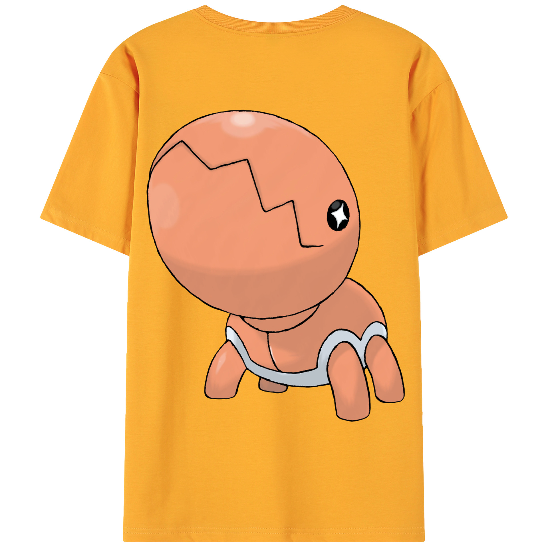 （画像用） ポケットモンスター Pokémon 綿100％ メンズ半袖Tシャツ（バックプリント） 通気性