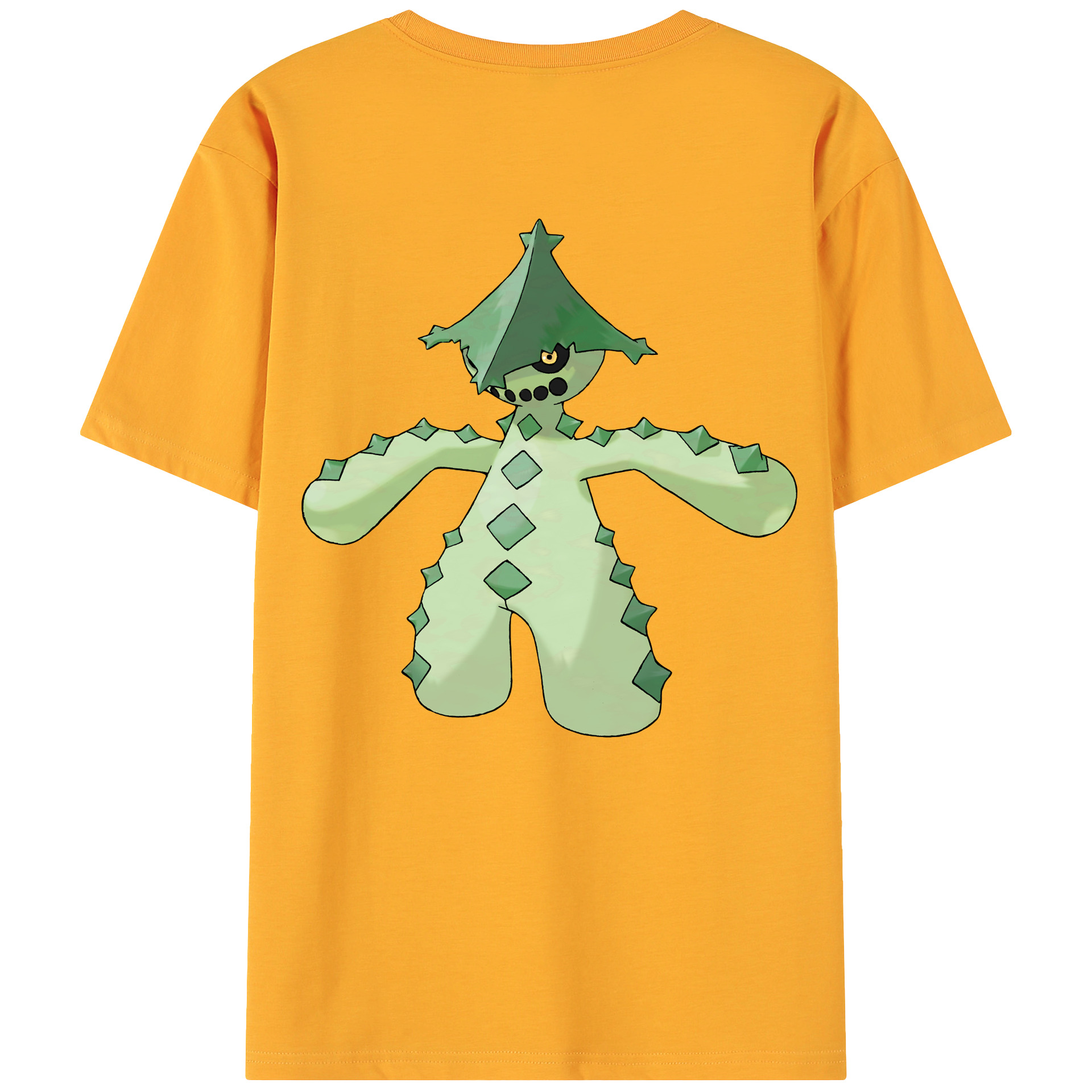 （画像用） ポケットモンスター Pokémon 綿100％ メンズ半袖Tシャツ（バックプリント） 通気性