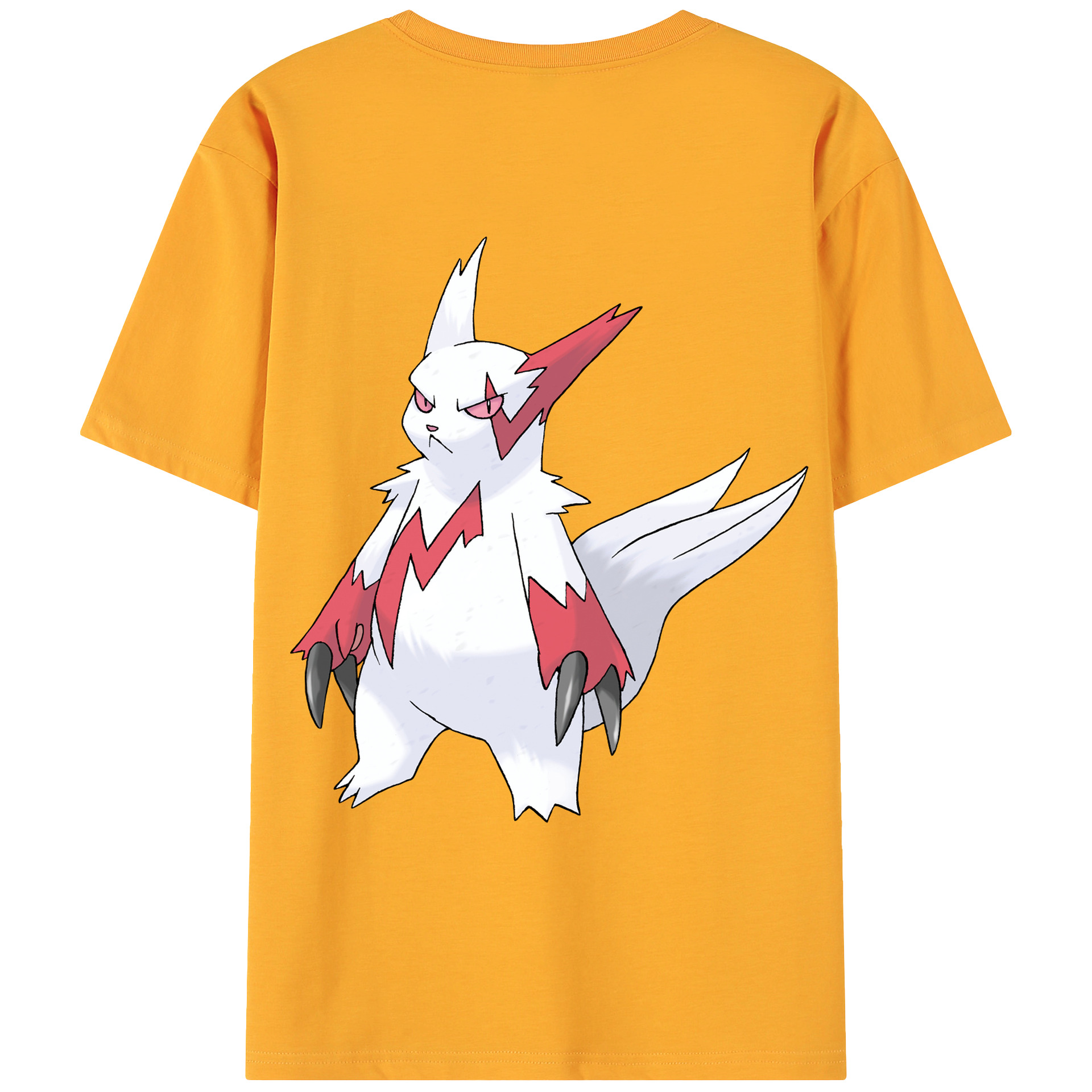 （画像用） ポケットモンスター Pokémon 綿100％ メンズ半袖Tシャツ（バックプリント） 通気性