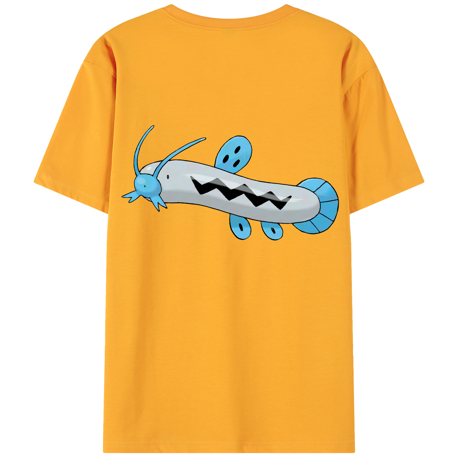 （画像用） ポケットモンスター Pokémon 綿100％ メンズ半袖Tシャツ（バックプリント） 通気性