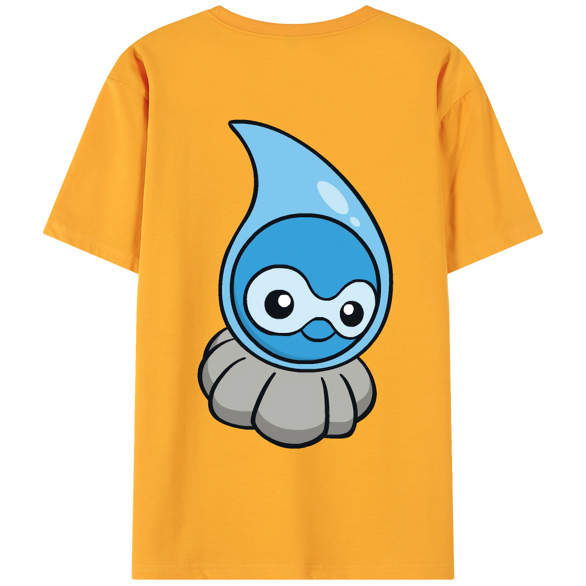 （画像用） ポケットモンスター Pokémon 綿100％ メンズ半袖Tシャツ（バックプリント） 通気性