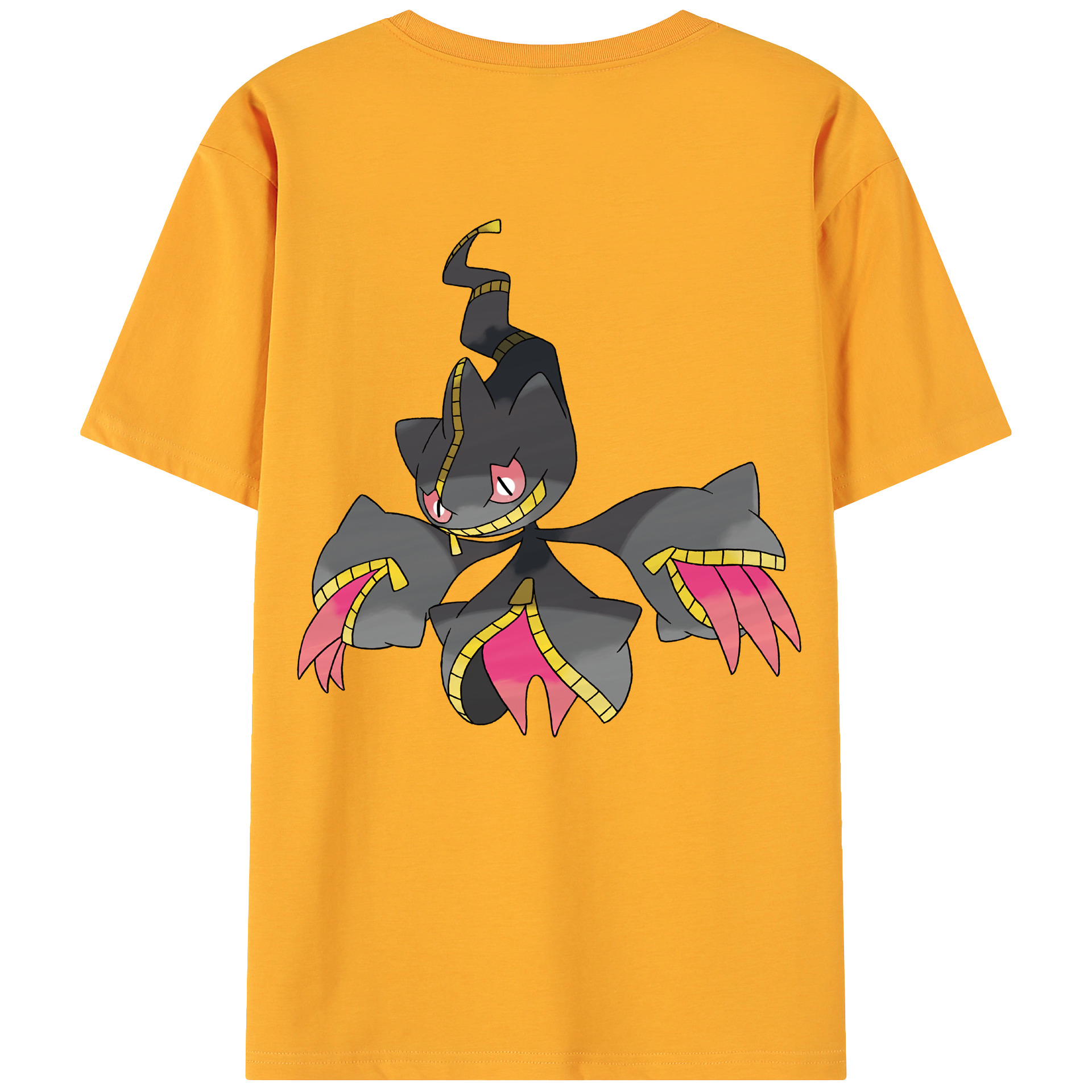 （画像用） ポケットモンスター Pokémon 綿100％ メンズ半袖Tシャツ（バックプリント） 通気性