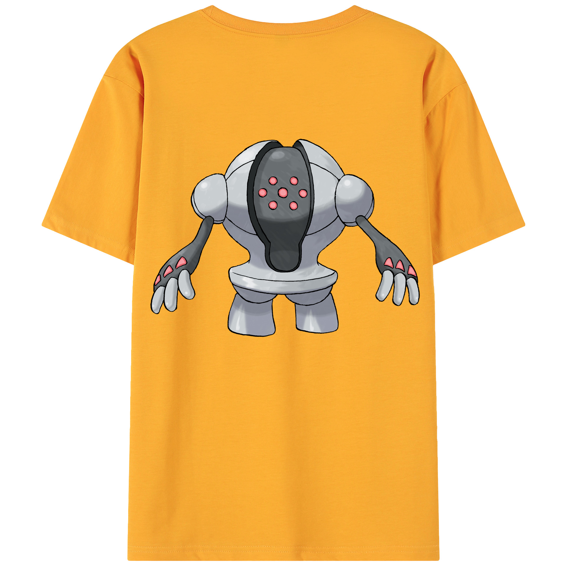 （画像用） ポケットモンスター Pokémon 綿100％ メンズ半袖Tシャツ（バックプリント） 通気性