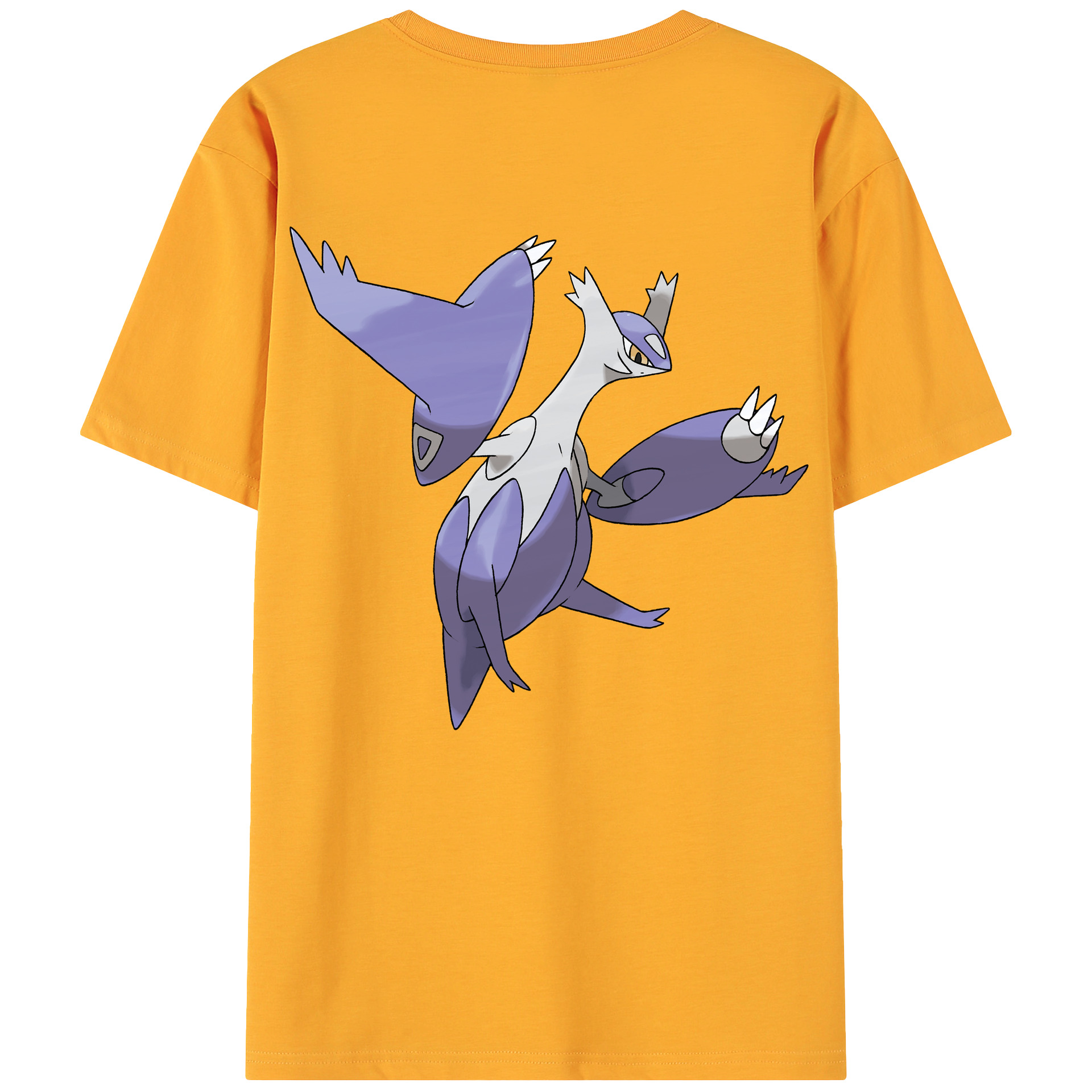 （画像用） ポケットモンスター Pokémon 綿100％ メンズ半袖Tシャツ（バックプリント） 通気性
