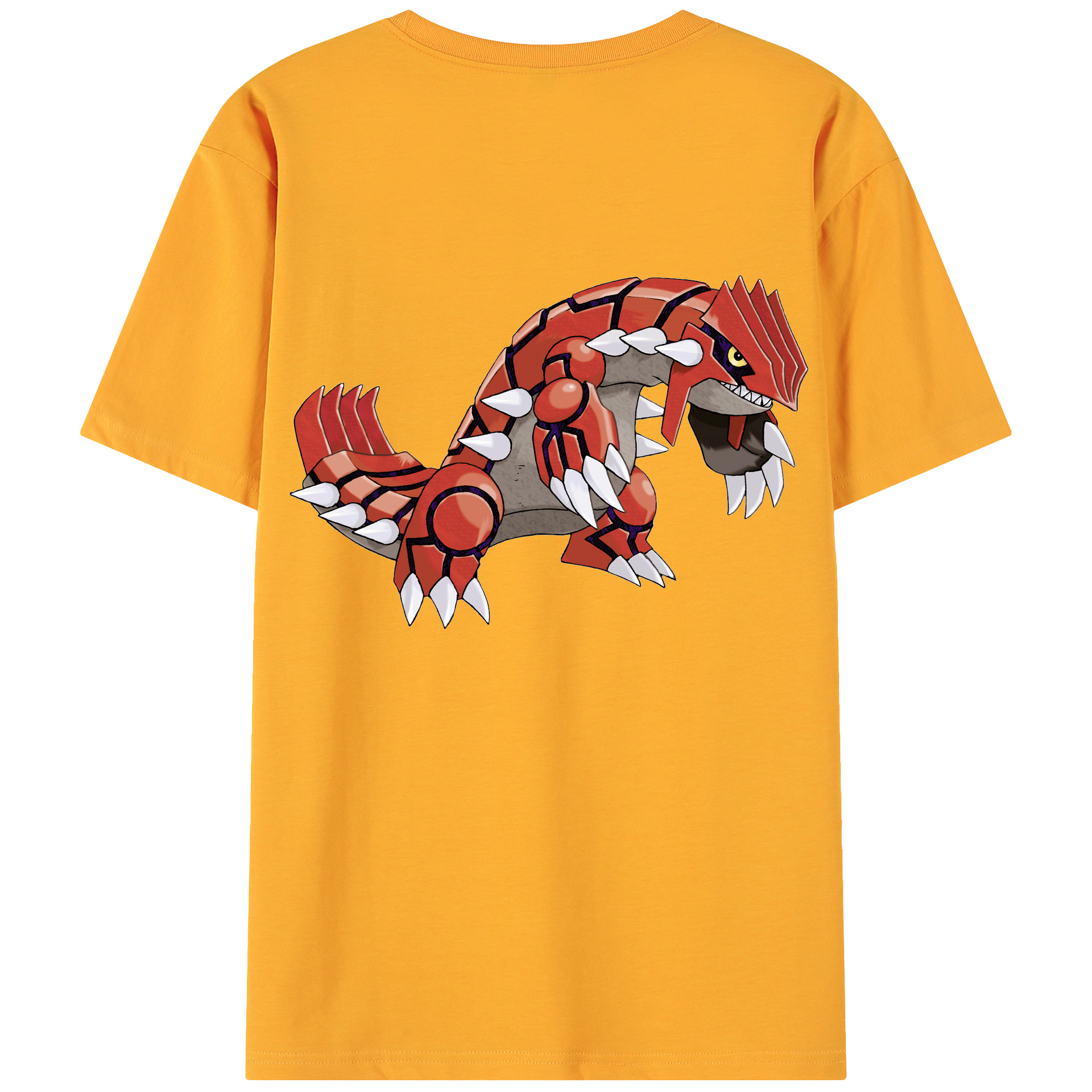 （画像用） ポケットモンスター Pokémon 綿100％ メンズ半袖Tシャツ（バックプリント） 通気性