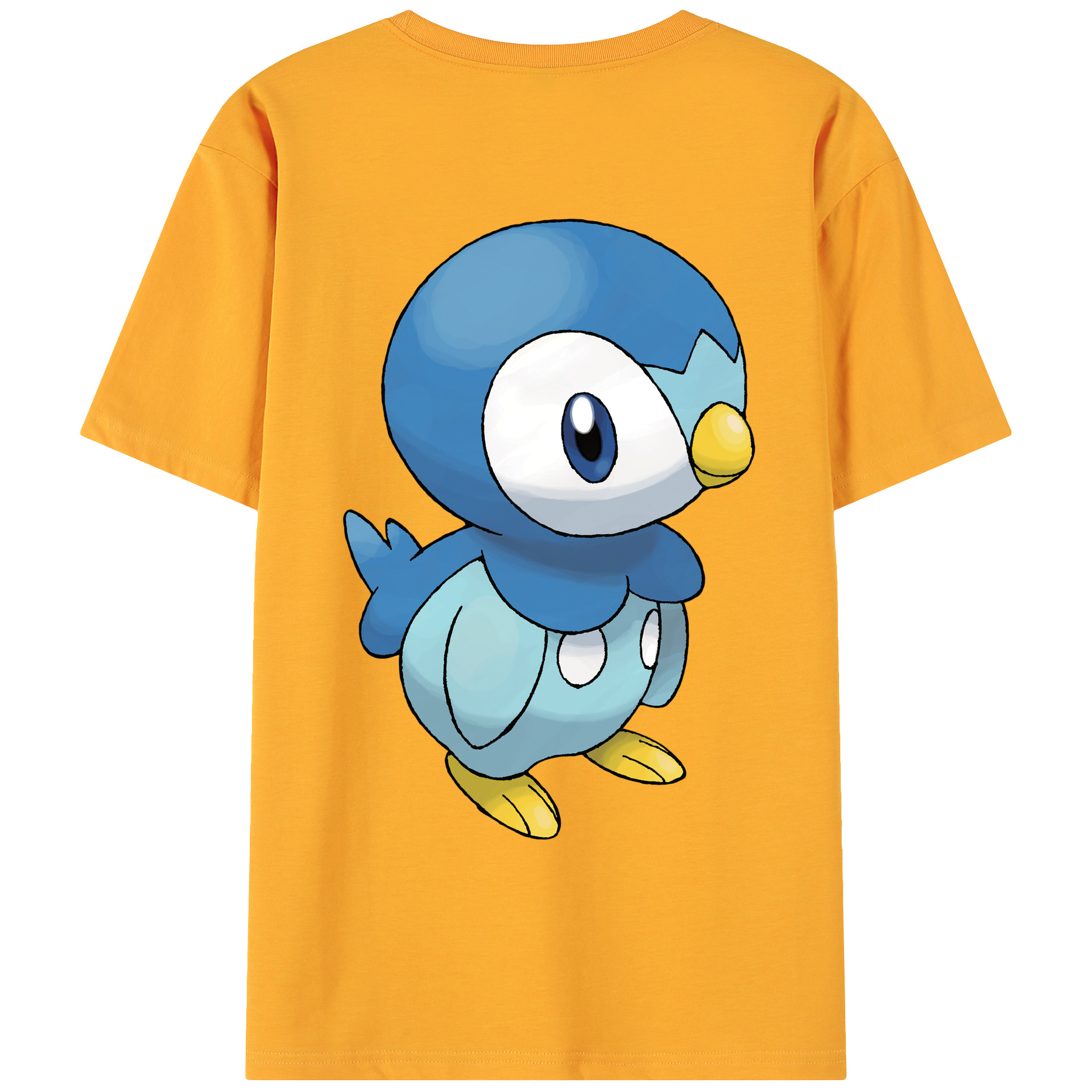 ポケットモンスター Pokémon 綿100％ メンズ半袖Tシャツ（バックプリント） 通気性