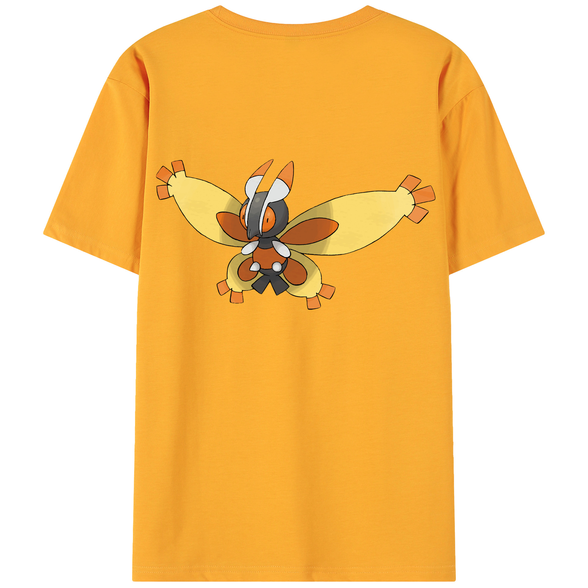 （画像用） ポケットモンスター Pokémon 綿100％ メンズ半袖Tシャツ（バックプリント） 通気性