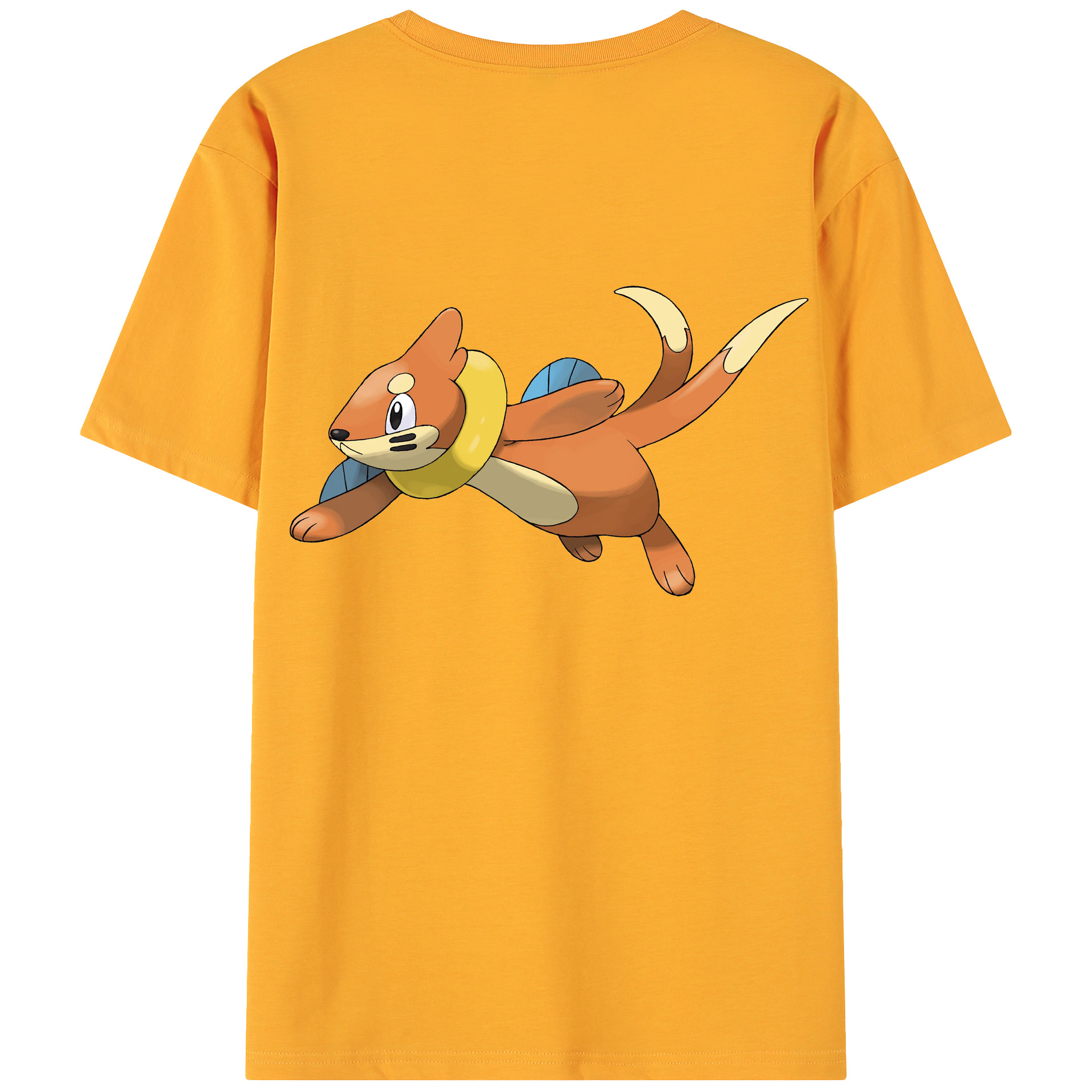 （画像用） ポケットモンスター Pokémon 綿100％ メンズ半袖Tシャツ（バックプリント） 通気性