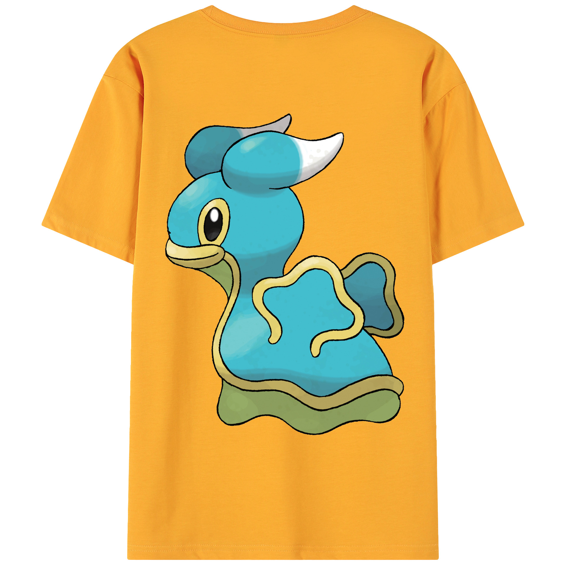 （画像用） ポケットモンスター Pokémon 綿100％ メンズ半袖Tシャツ（バックプリント） 通気性
