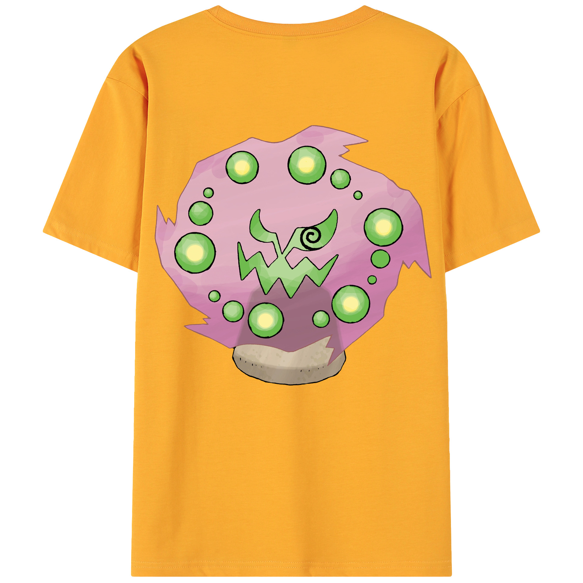 （画像用） ポケットモンスター Pokémon 綿100％ メンズ半袖Tシャツ（バックプリント） 通気性