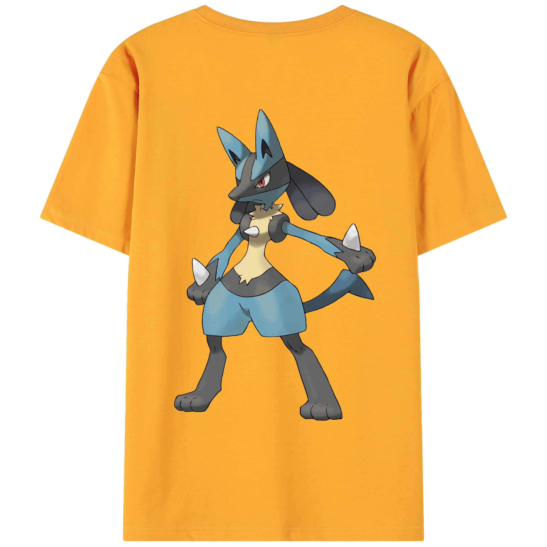 （画像用） ポケットモンスター Pokémon 綿100％ メンズ半袖Tシャツ（バックプリント） 通気性