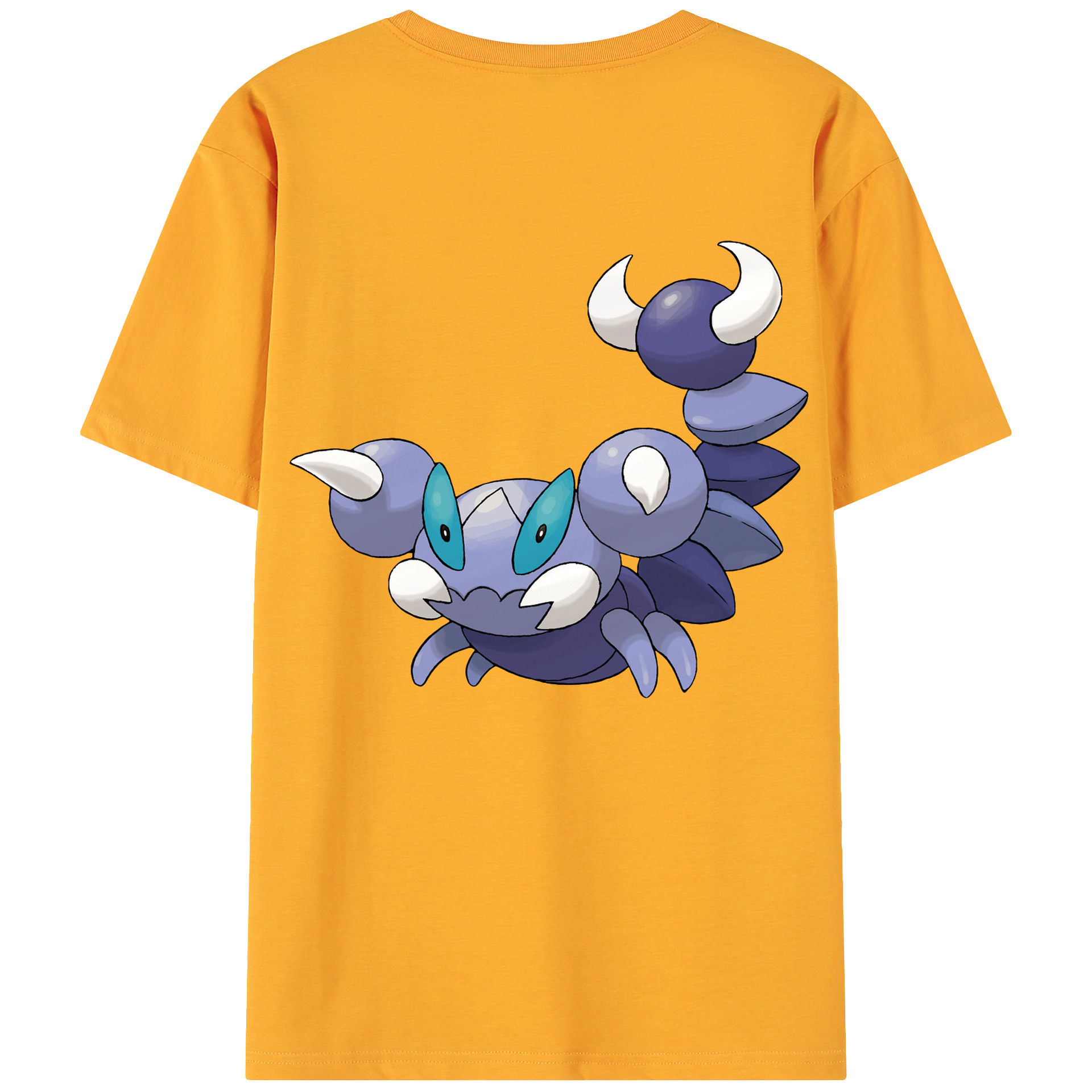 （画像用） ポケットモンスター Pokémon 綿100％ メンズ半袖Tシャツ（バックプリント） 通気性