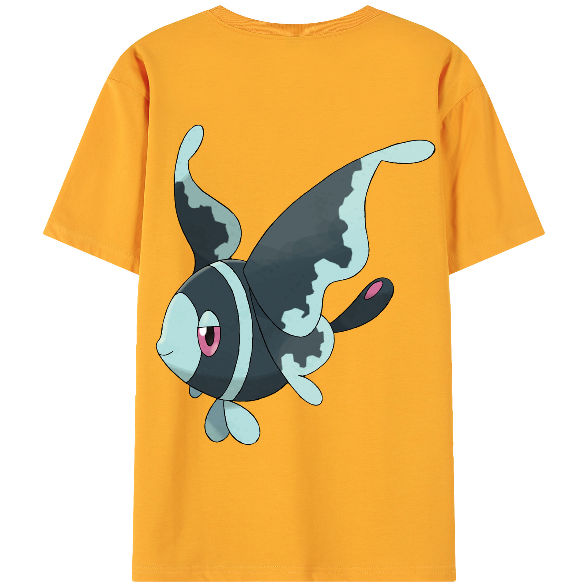 （画像用） ポケットモンスター Pokémon 綿100％ メンズ半袖Tシャツ（バックプリント） 通気性
