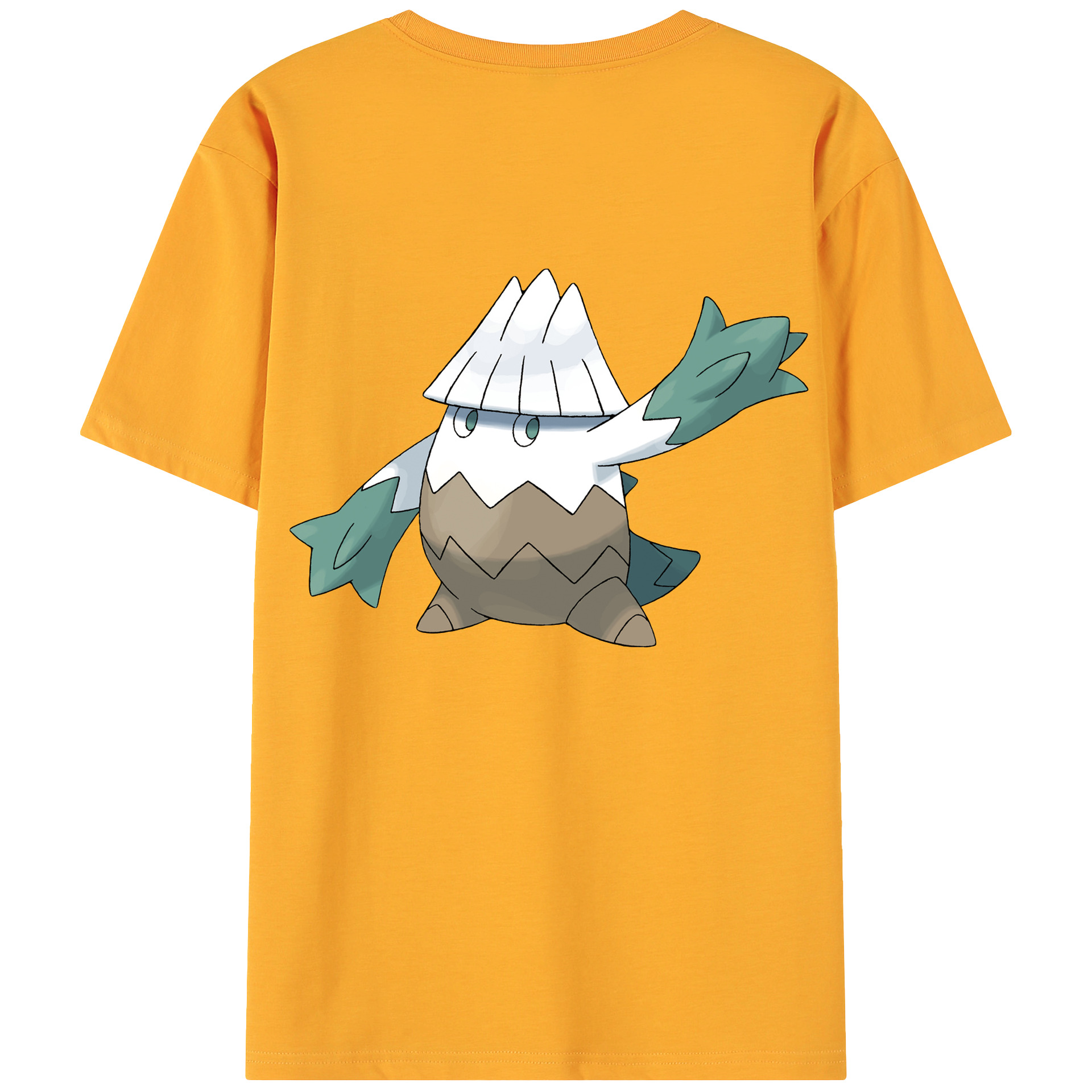（画像用） ポケットモンスター Pokémon 綿100％ メンズ半袖Tシャツ（バックプリント） 通気性