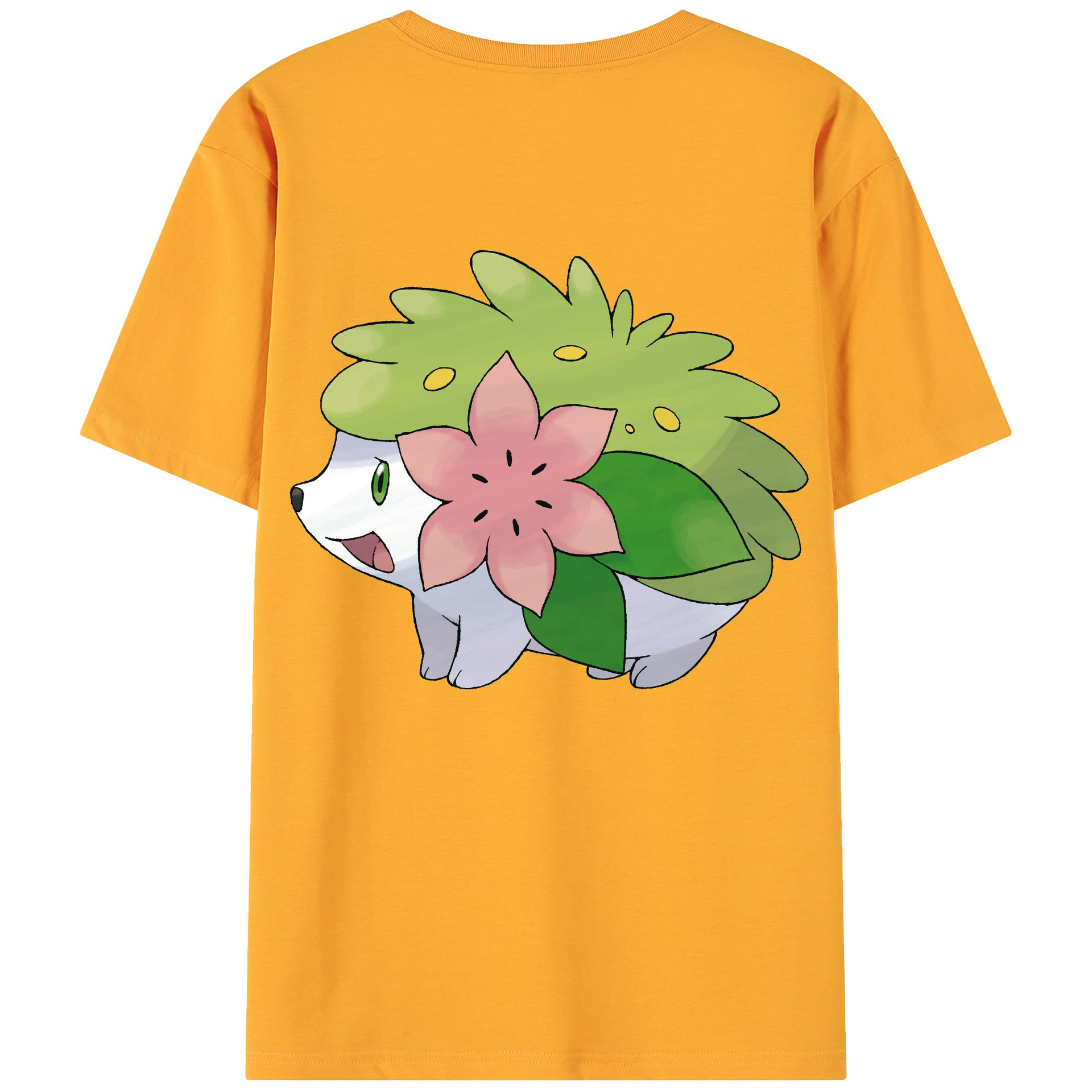 （画像用） ポケットモンスター Pokémon 綿100％ メンズ半袖Tシャツ（バックプリント） 通気性