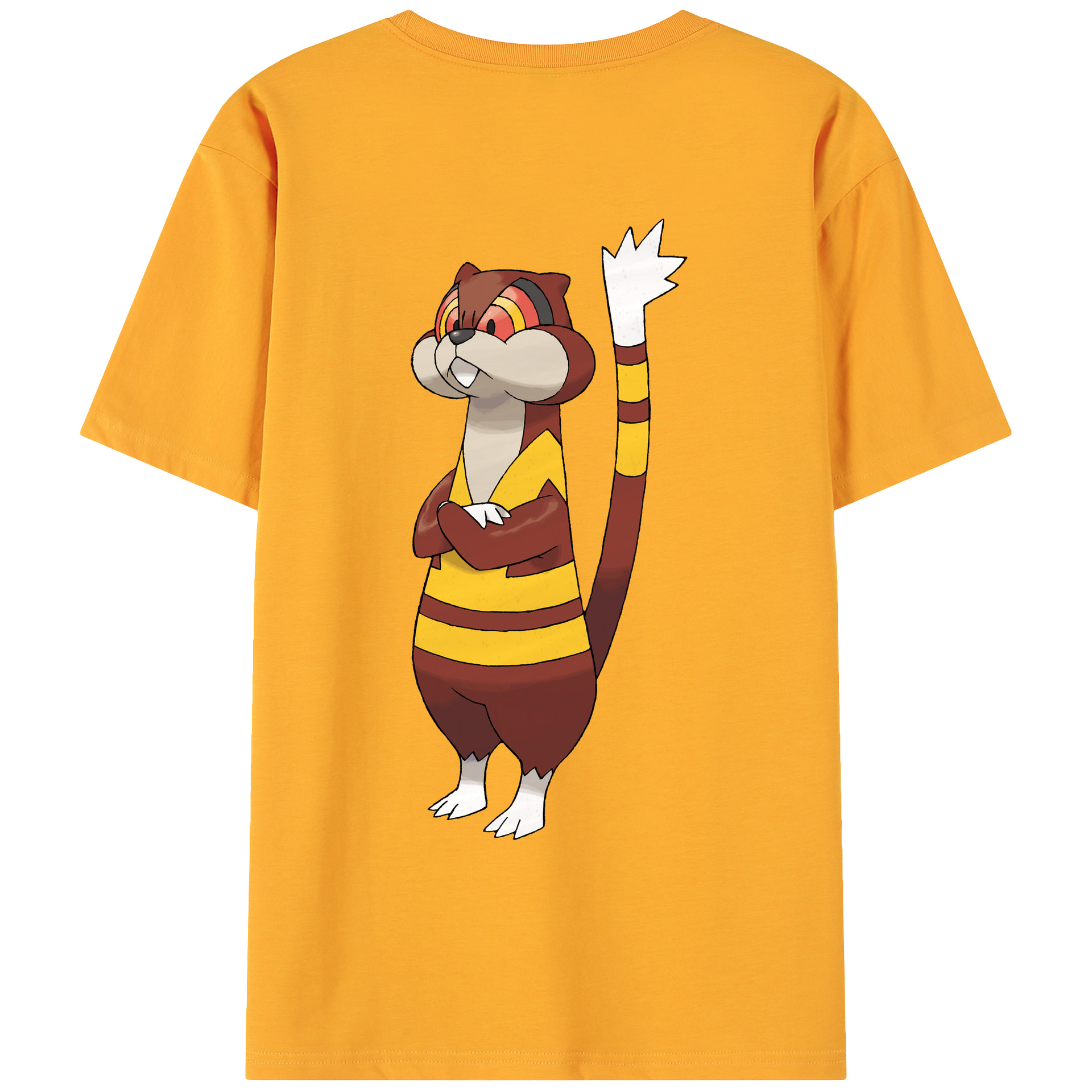 （画像用） ポケットモンスター Pokémon 綿100％ メンズ半袖Tシャツ（バックプリント） 通気性