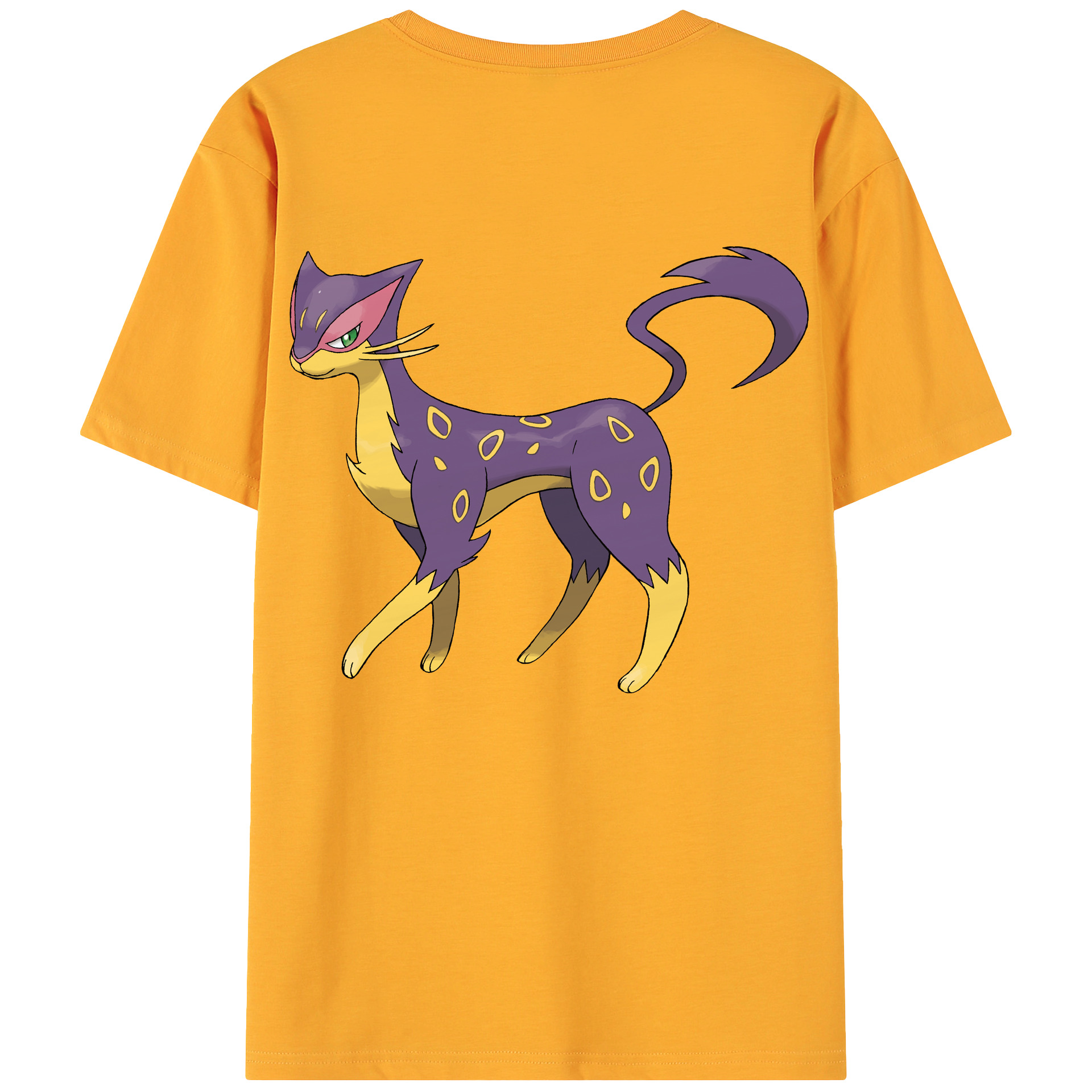 （画像用） ポケットモンスター Pokémon 綿100％ メンズ半袖Tシャツ（バックプリント） 通気性