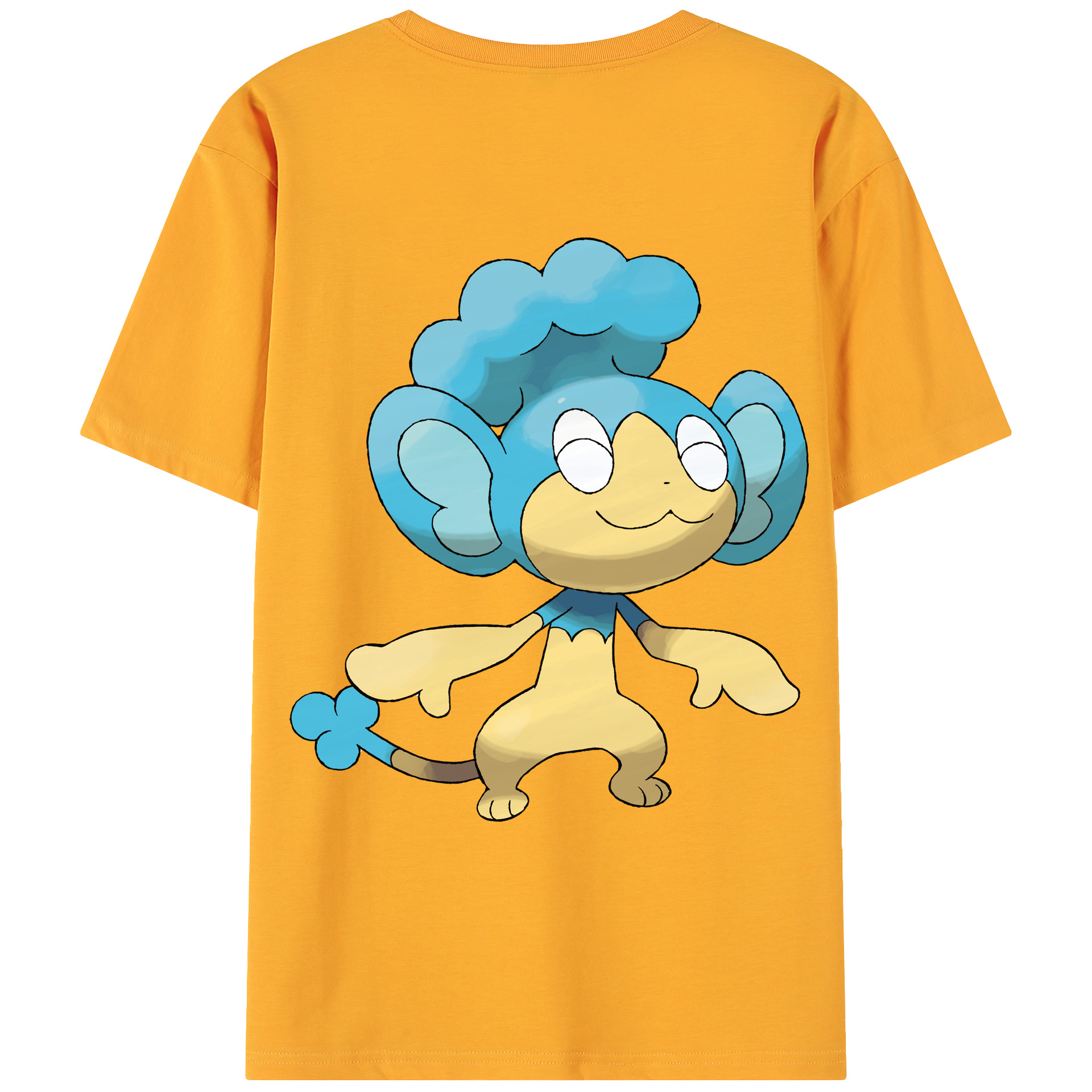 （画像用） ポケットモンスター Pokémon 綿100％ メンズ半袖Tシャツ（バックプリント） 通気性