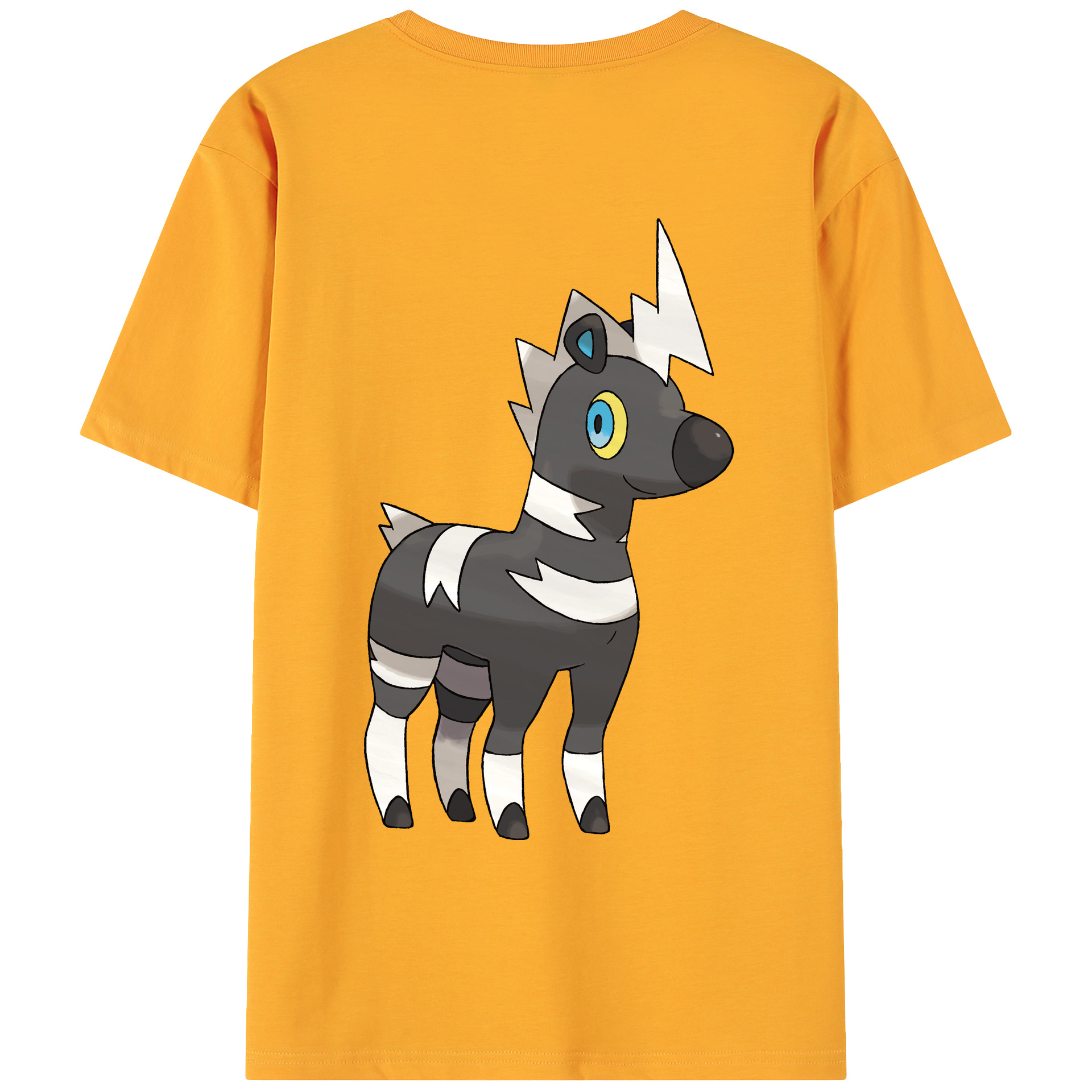 （画像用） ポケットモンスター Pokémon 綿100％ メンズ半袖Tシャツ（バックプリント） 通気性