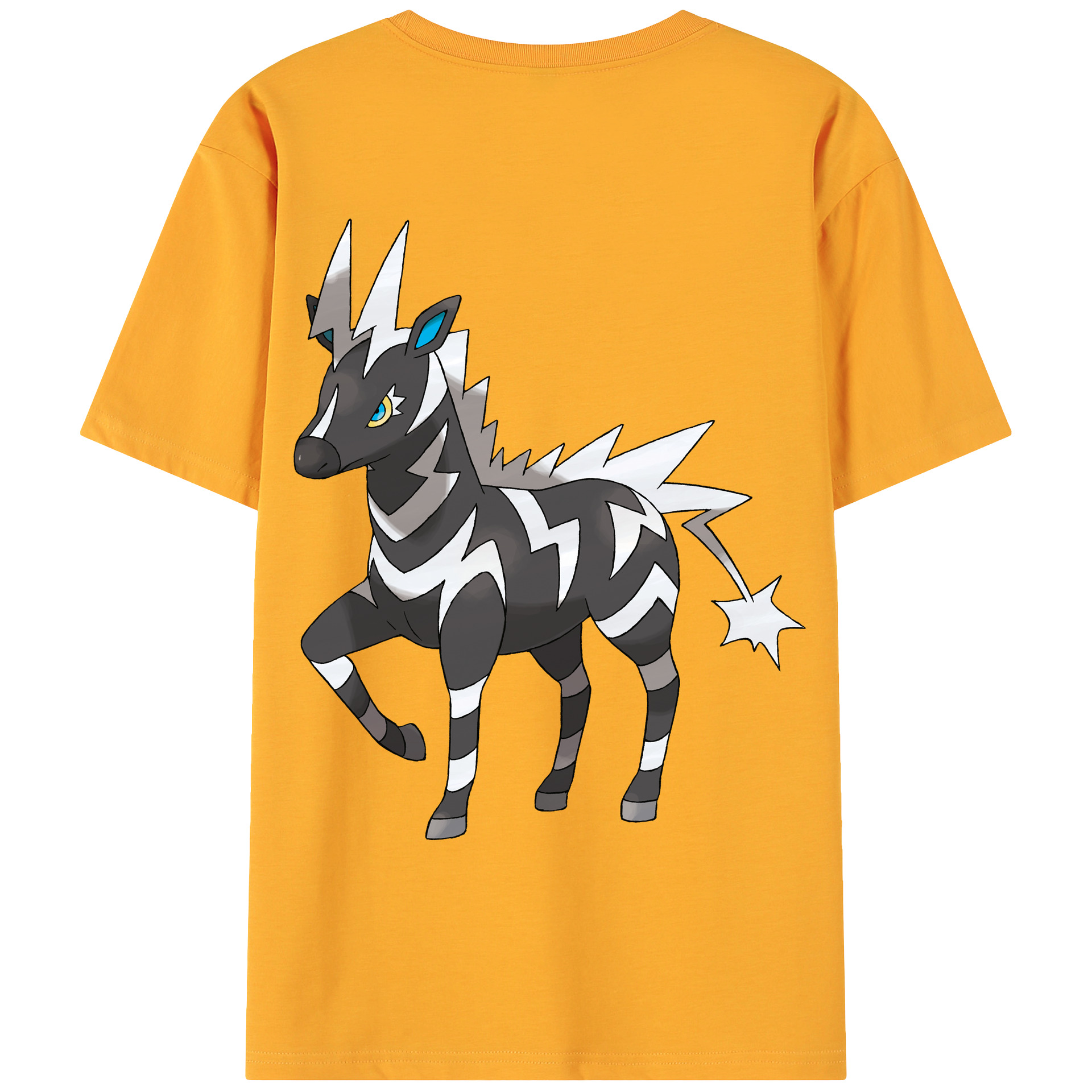 （画像用） ポケットモンスター Pokémon 綿100％ メンズ半袖Tシャツ（バックプリント） 通気性