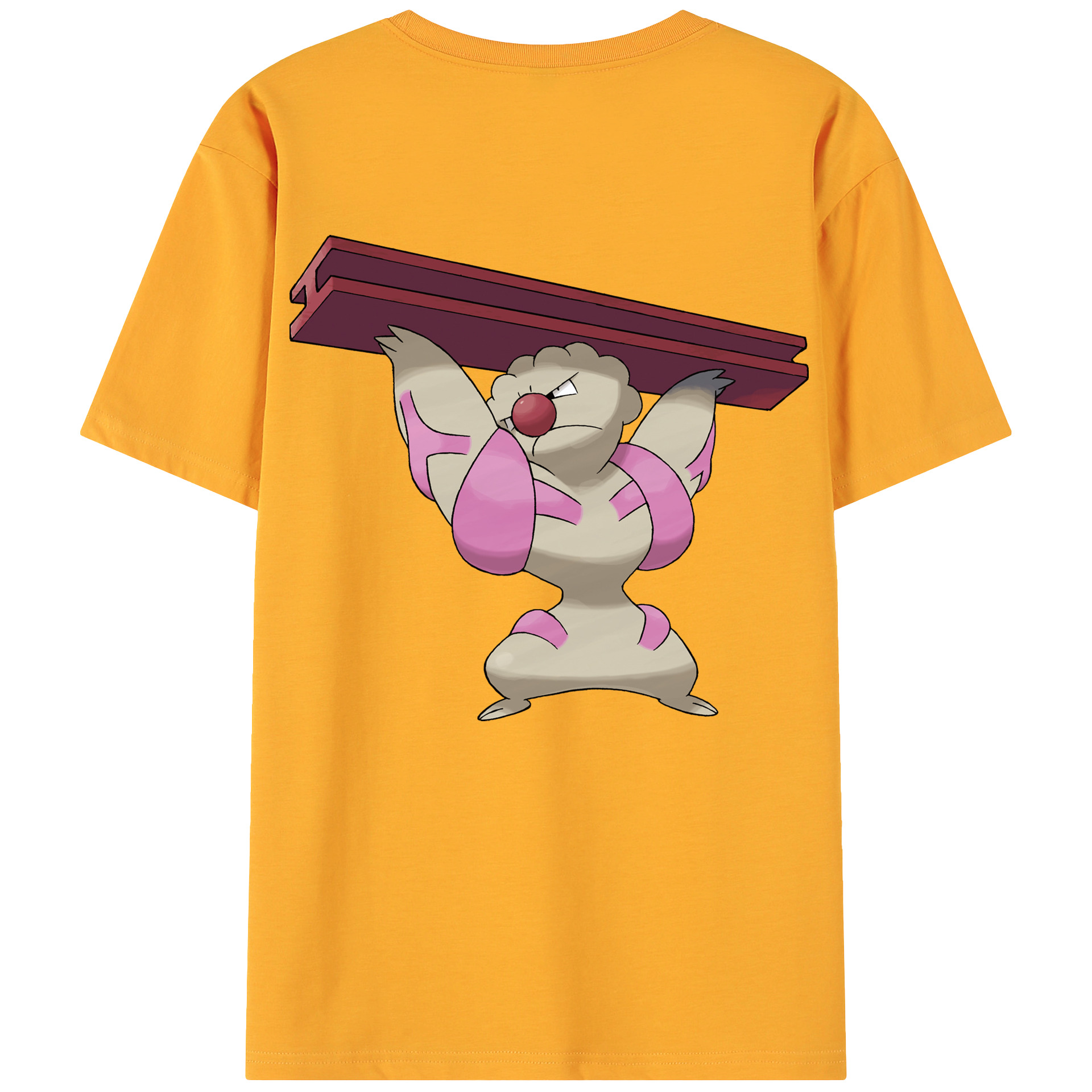 （画像用） ポケットモンスター Pokémon 綿100％ メンズ半袖Tシャツ（バックプリント） 通気性