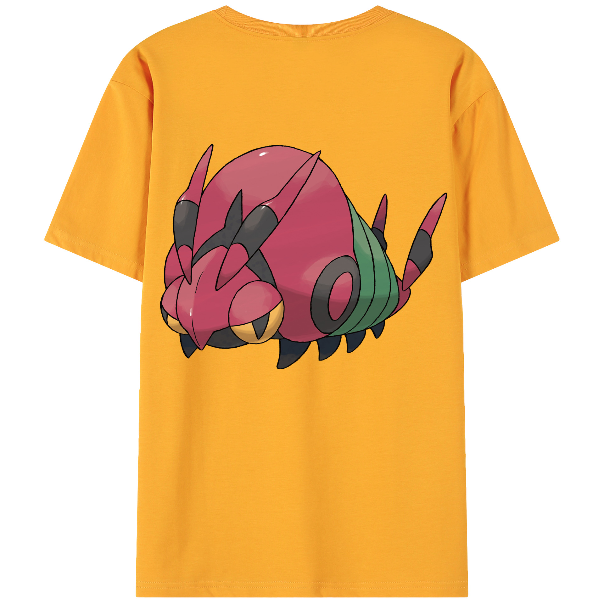 （画像用） ポケットモンスター Pokémon 綿100％ メンズ半袖Tシャツ（バックプリント） 通気性
