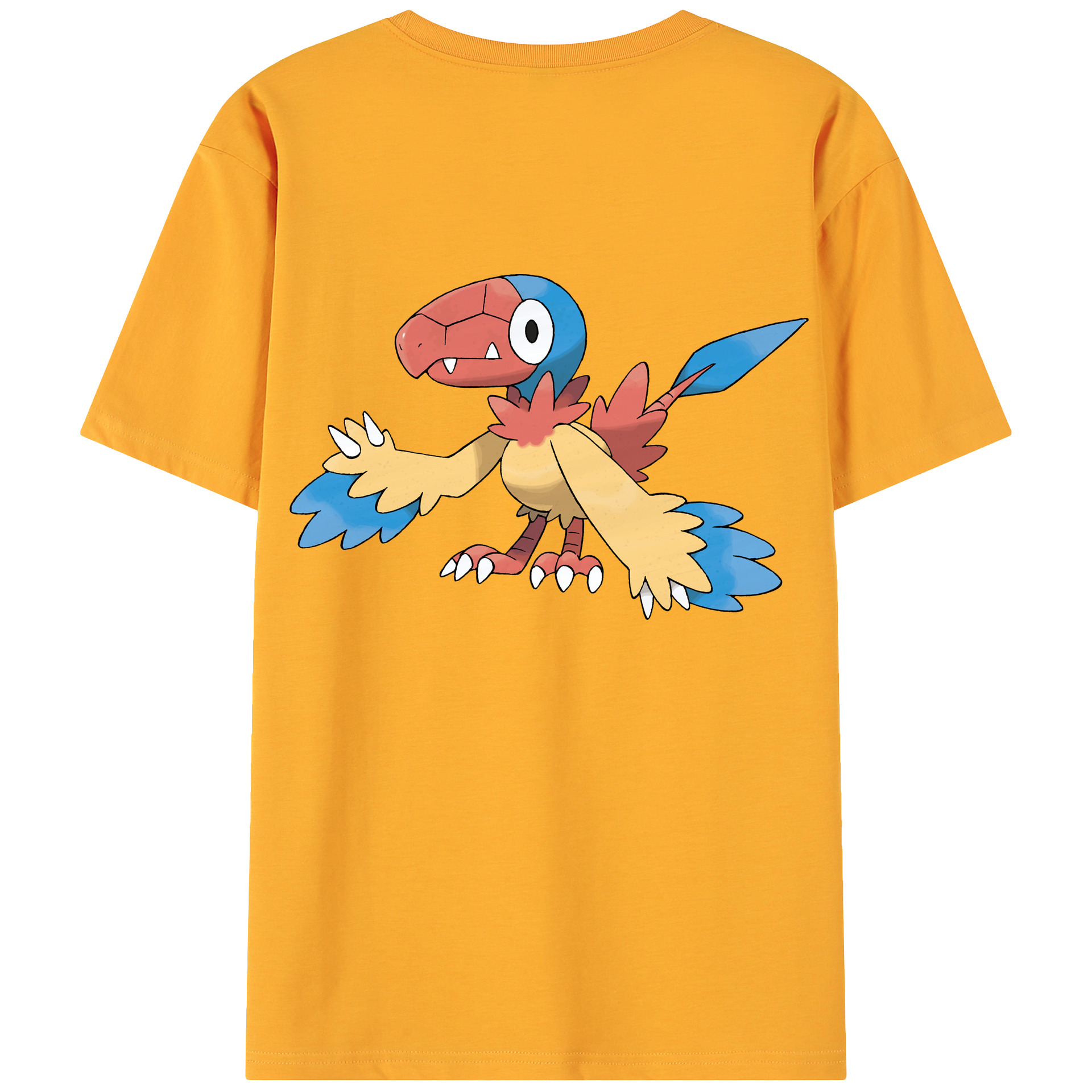 （画像用） ポケットモンスター Pokémon 綿100％ メンズ半袖Tシャツ（バックプリント） 通気性