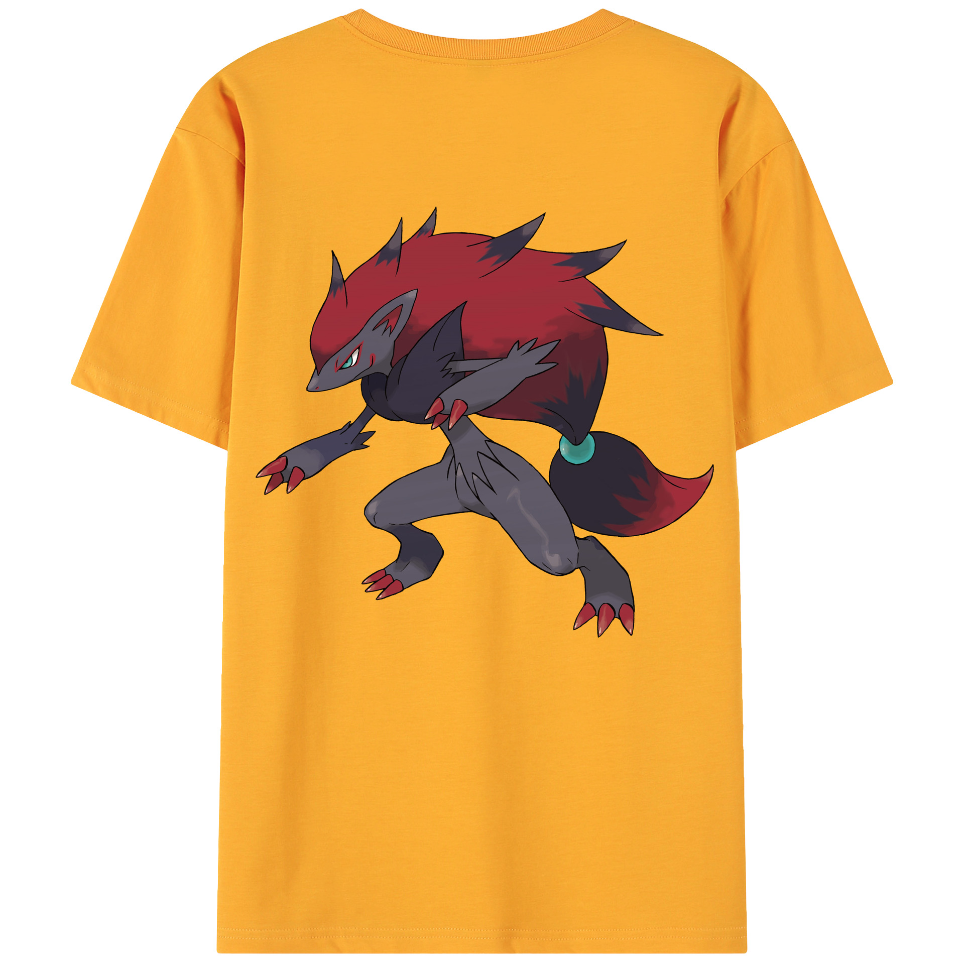 （画像用） ポケットモンスター Pokémon 綿100％ メンズ半袖Tシャツ（バックプリント） 通気性