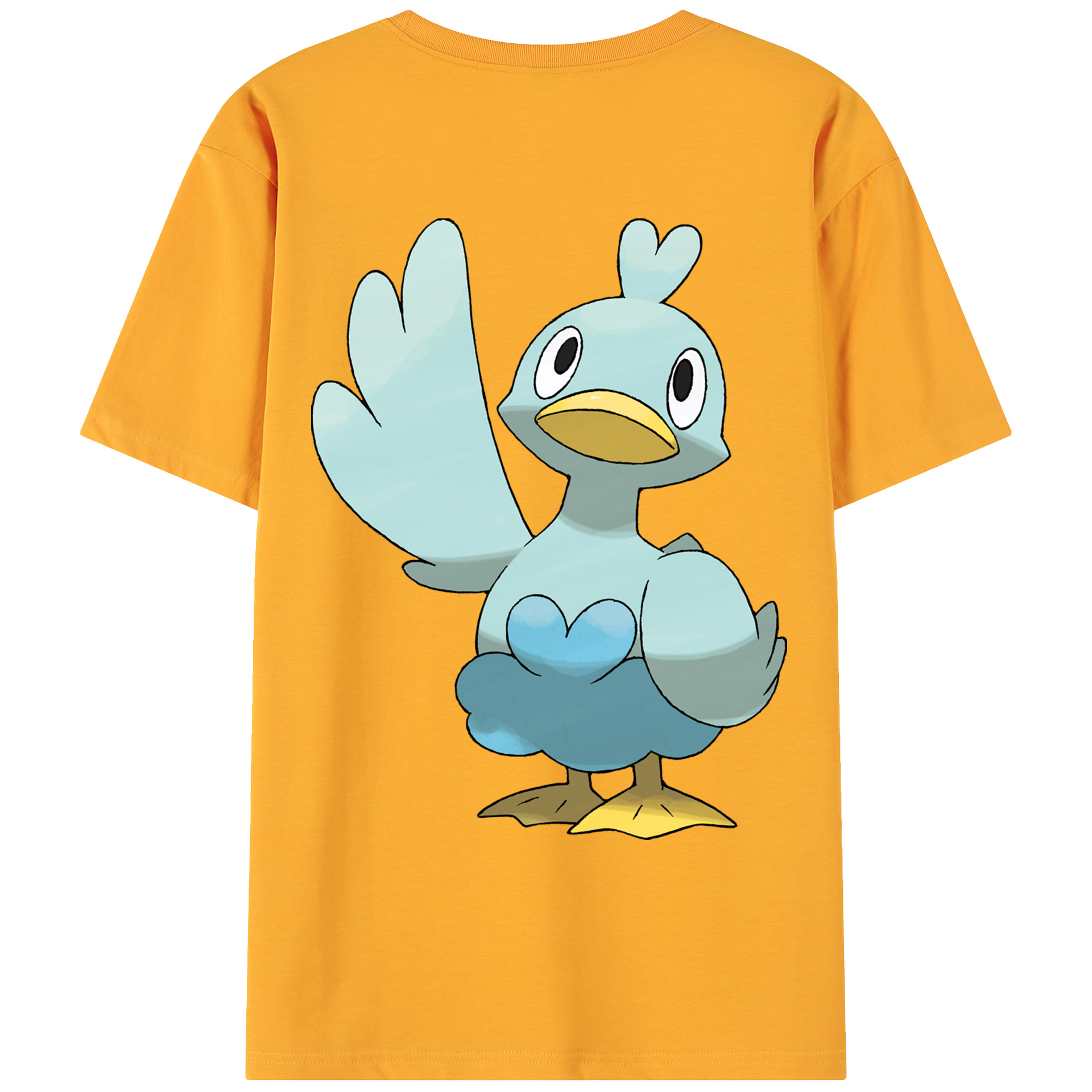 （画像用） ポケットモンスター Pokémon 綿100％ メンズ半袖Tシャツ（バックプリント） 通気性