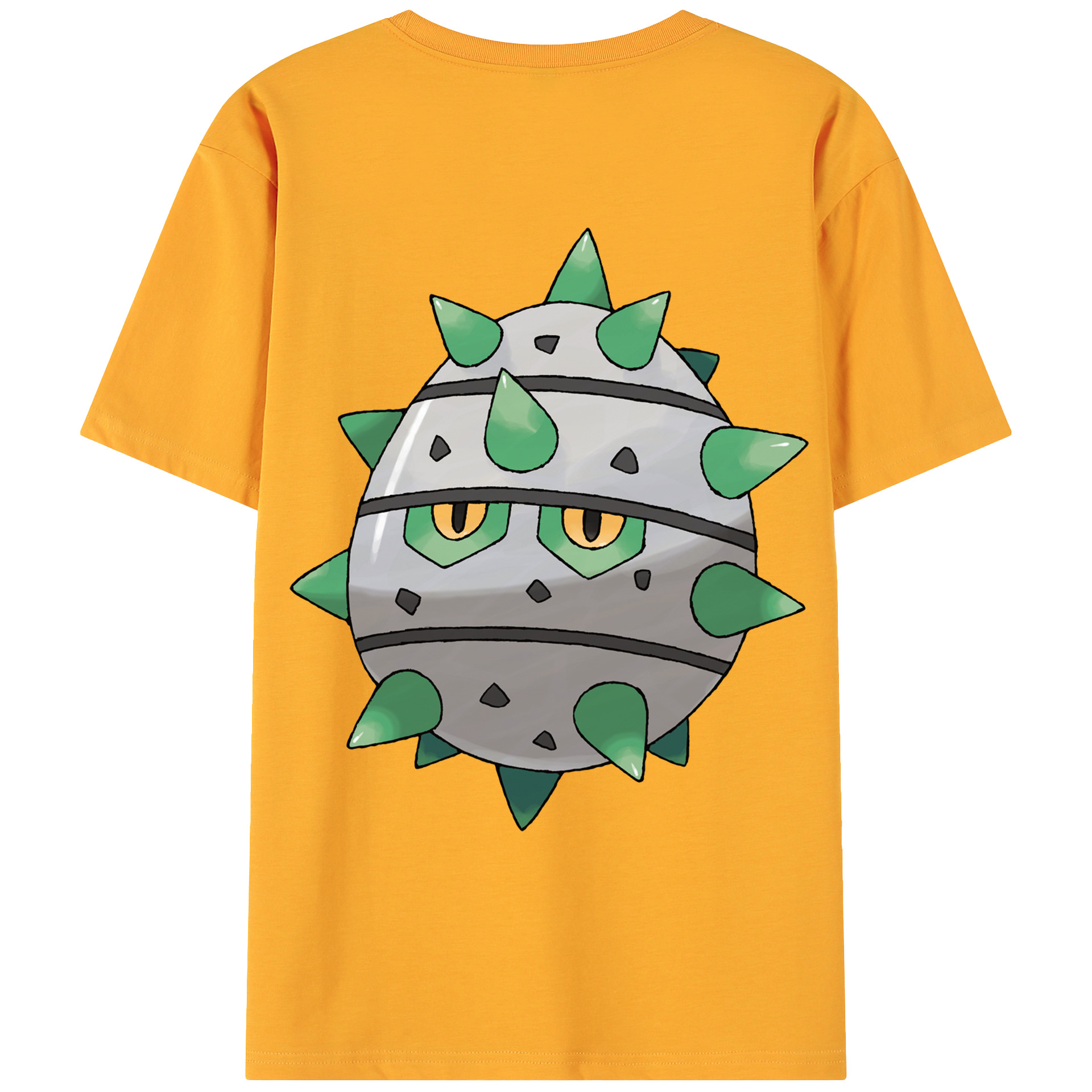 （画像用） ポケットモンスター Pokémon 綿100％ メンズ半袖Tシャツ（バックプリント） 通気性